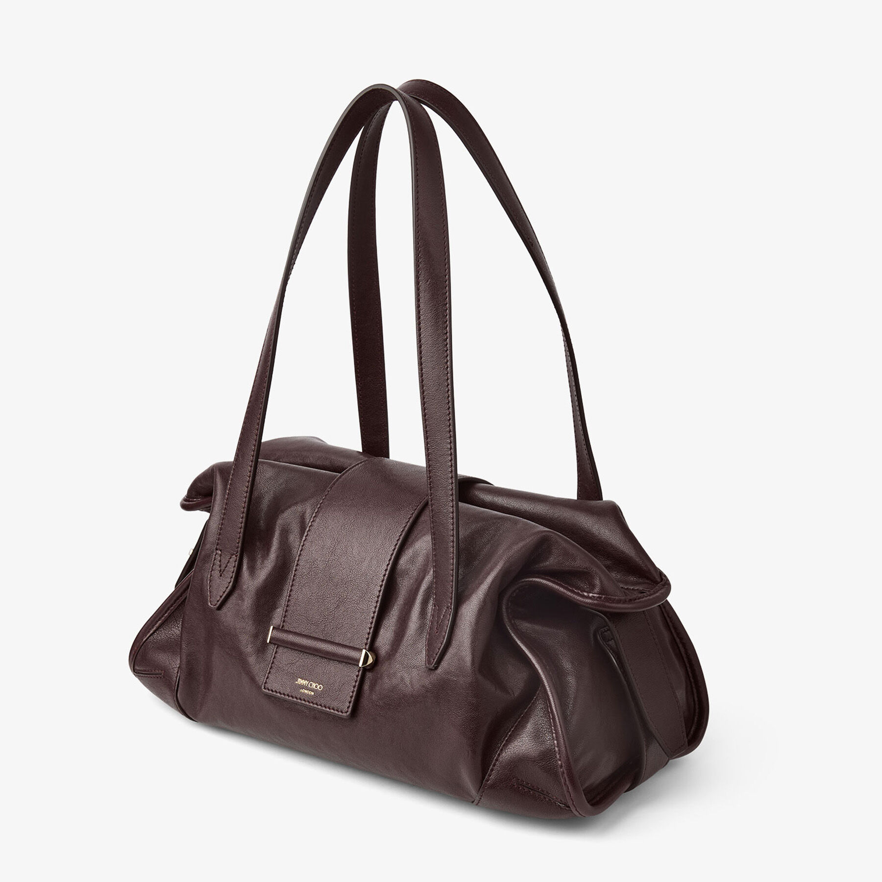 Bar Holdall Medium | Deep Merlot Biker Leather Holdall Bag | JIMMY