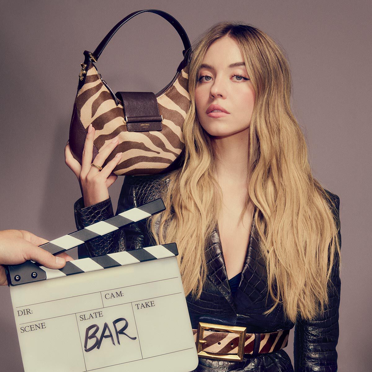 チュパボ Bar Hobo S | Natural Zebra Print Pony Leather Shoulder Bag | JIMMY