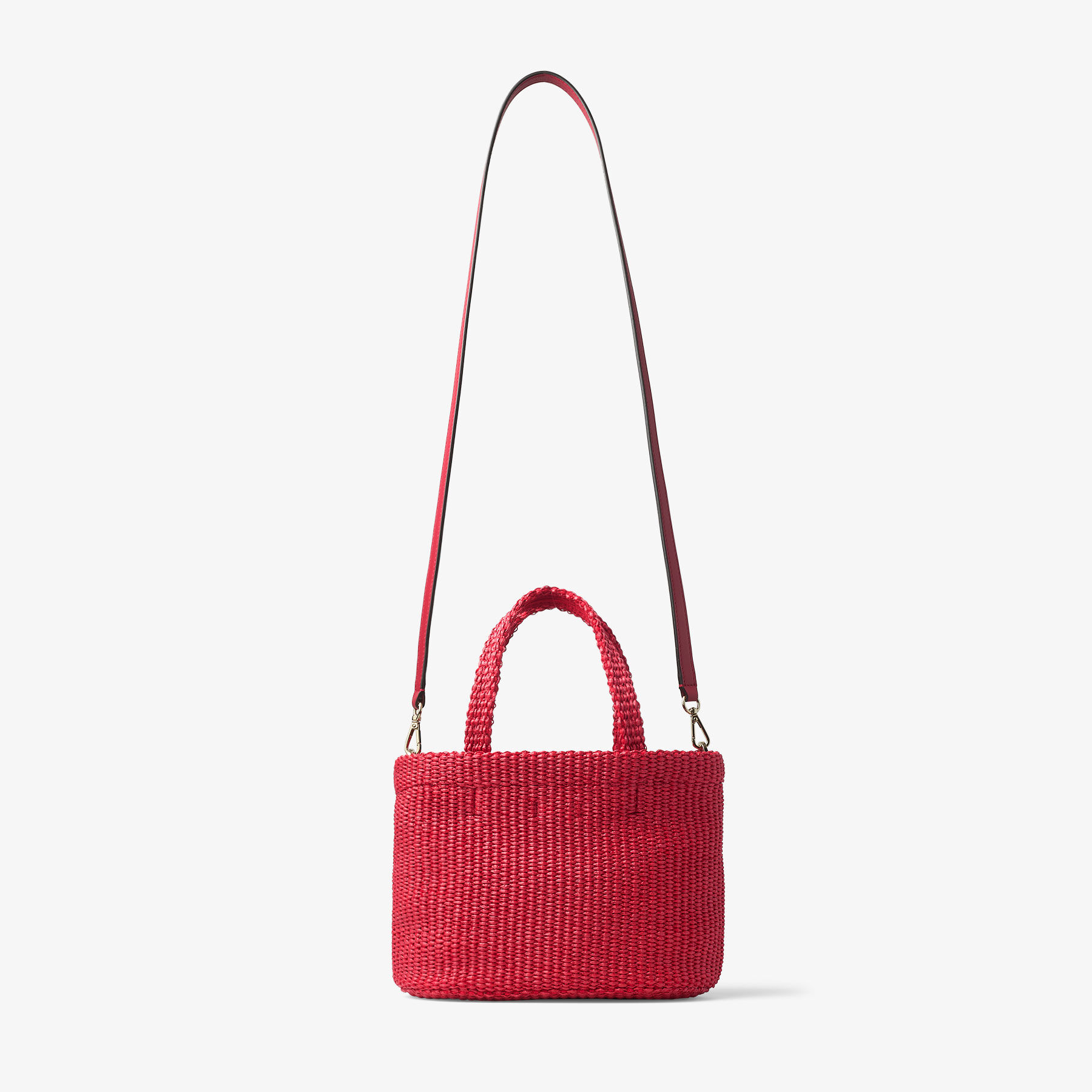 Beach Tote East-West Mini | Ruby Red and Light Gold Mini Beach Top