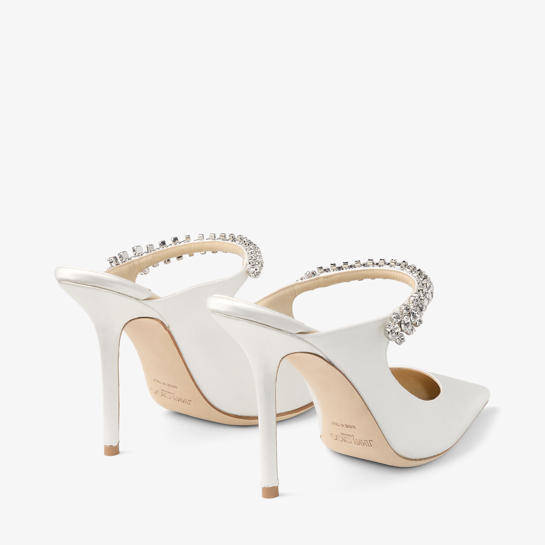 Bing 100 | Ivory Satin Pumps | JIMMY CHOO