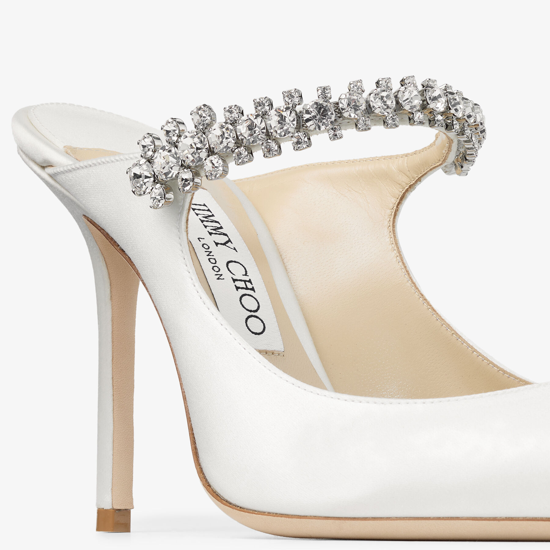 Bing 100 | Ivory Satin Pumps | JIMMY CHOO