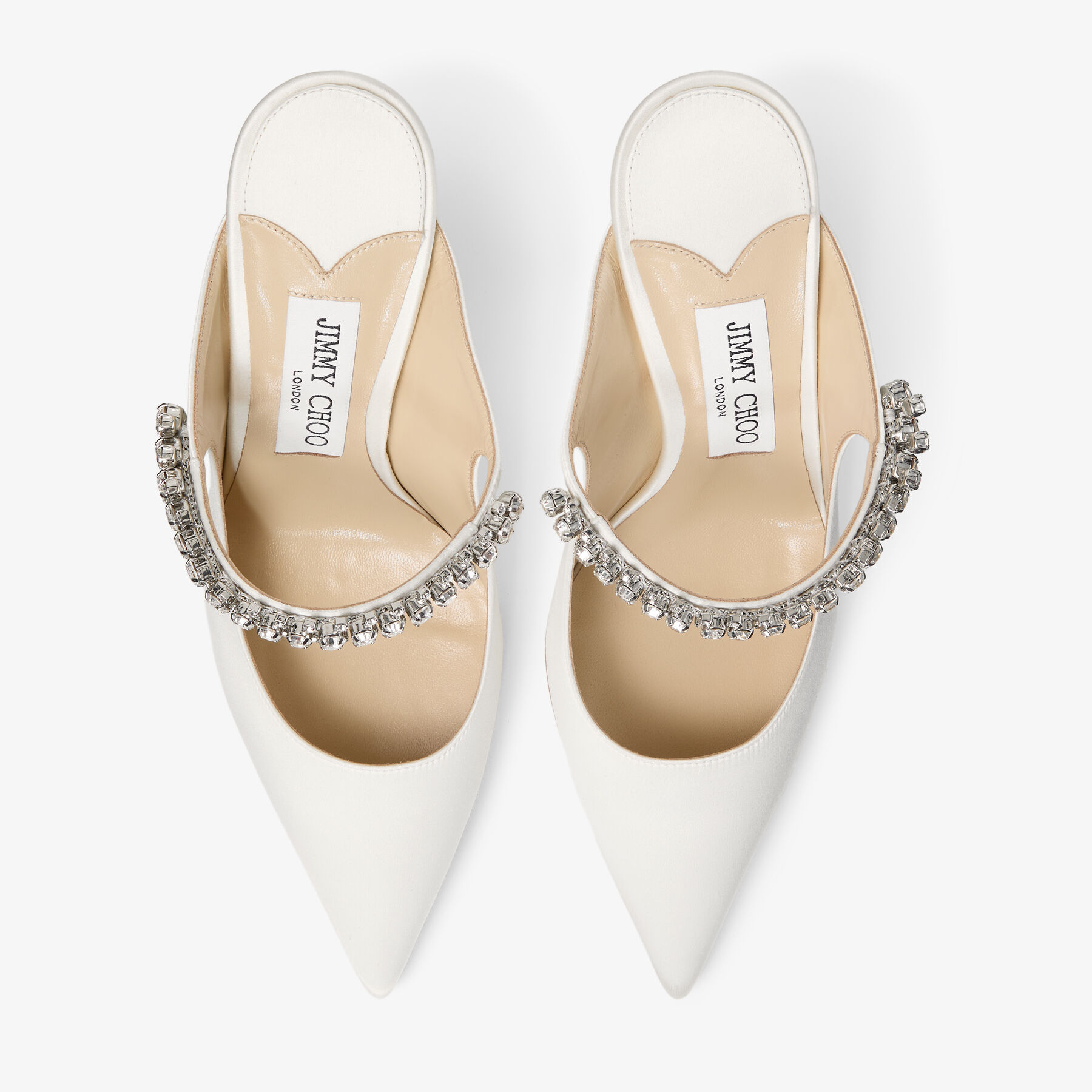 Bing 100 | Ivory Satin Pumps | JIMMY CHOO