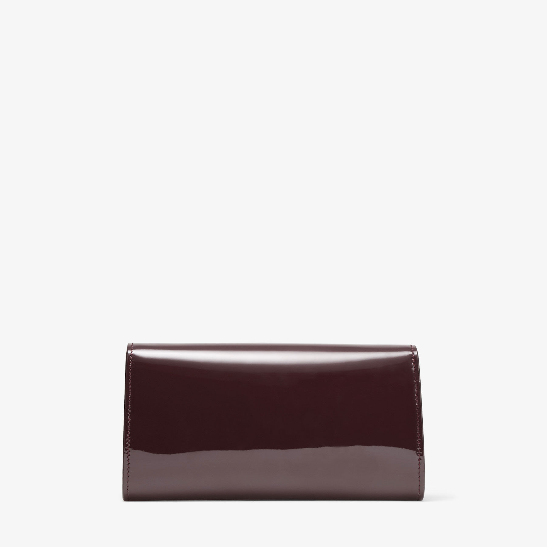 Bing Wallet Chain | Deep Merlot Soft Patent Leather Mini Bag with