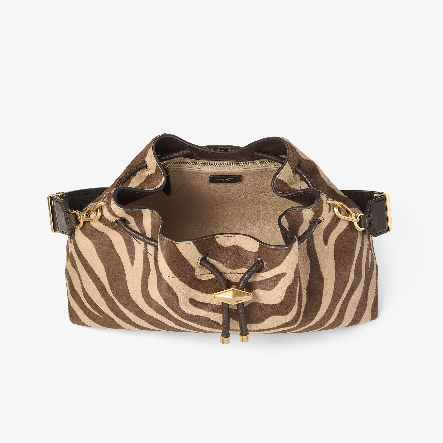 Cinch M | Natural Zebra Printed Pony | JIMMY CHOO