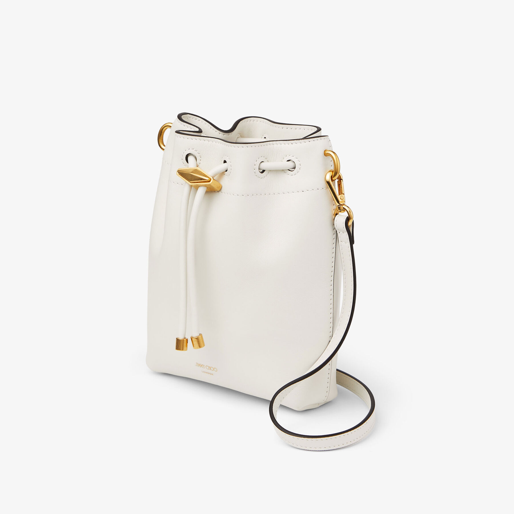 Cinch Mini | Latte Leather Mini Bag | JIMMY CHOO