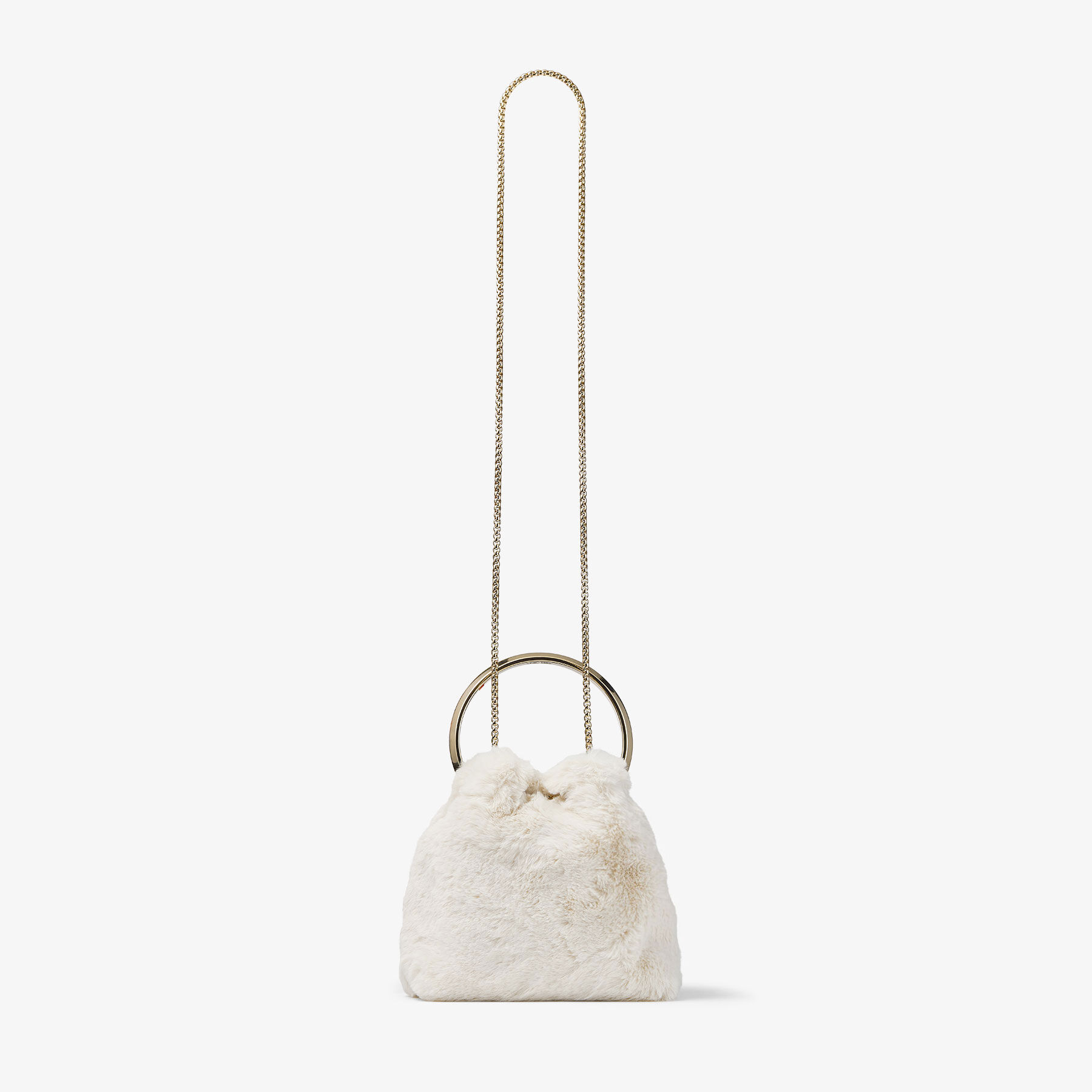 【限定価格セール！】 Bon CHOO JIMMY | Bag Mini Fur Faux Latte | Bon バッグ