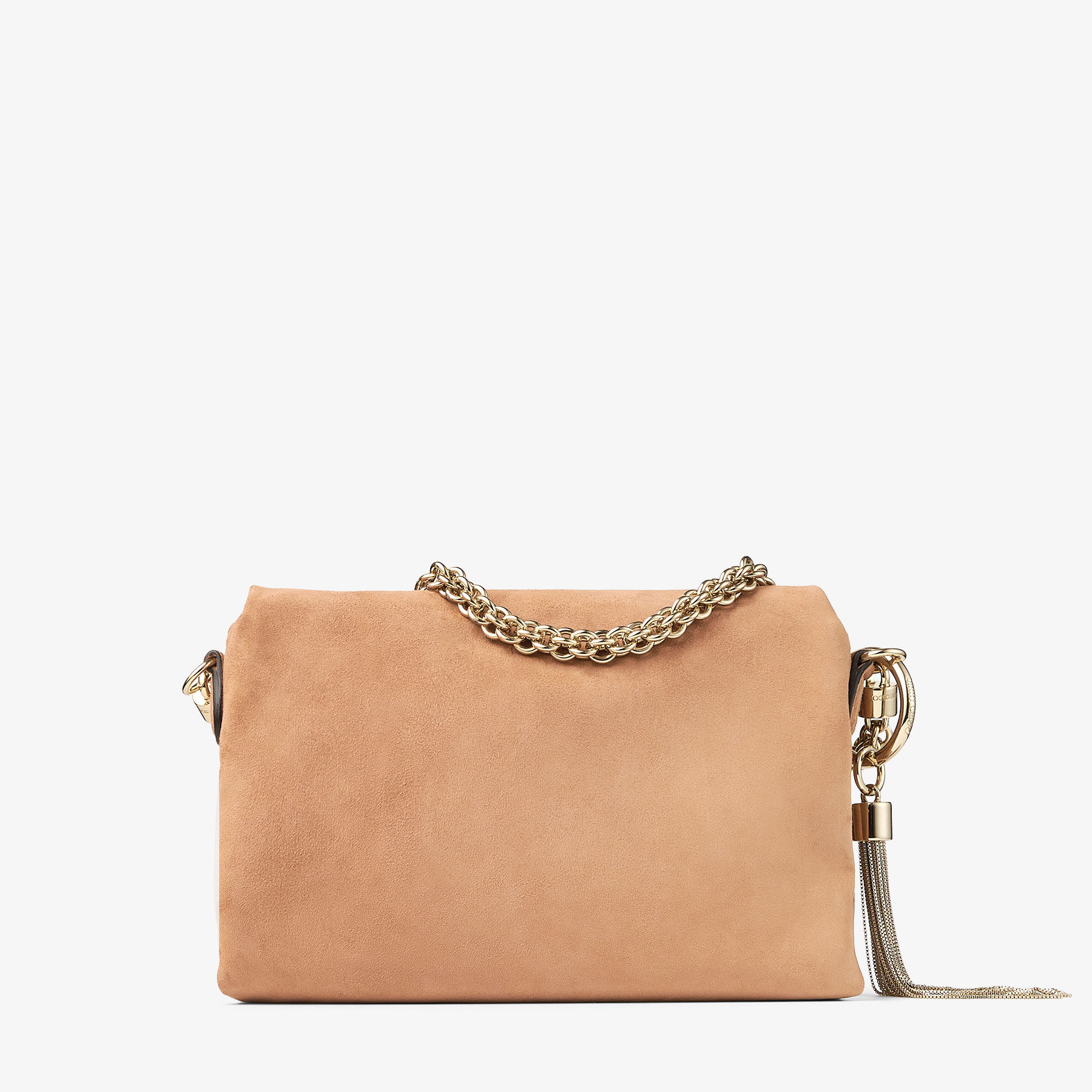 Callie Flap | Toffee Suede Shoulder Bag | JIMMY CHOO Callie Flap | Toffee Suede Shoulder Bag | JIMMY CHOO