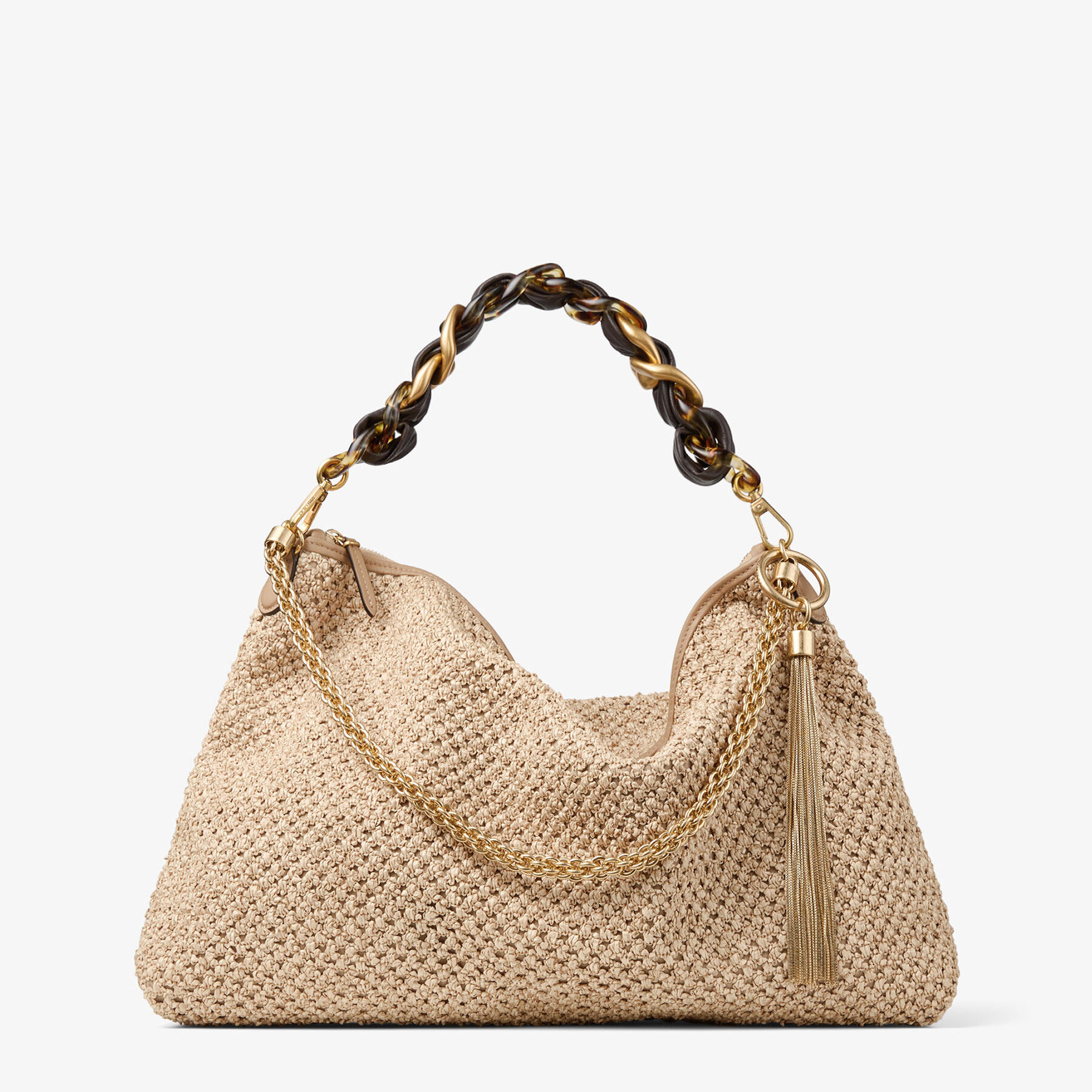 【新品未使用】JIMMY CHOO／CALLIE Jimmy Choo Callie Metallic Chain Top-Handle Bag | Neiman Marcus
