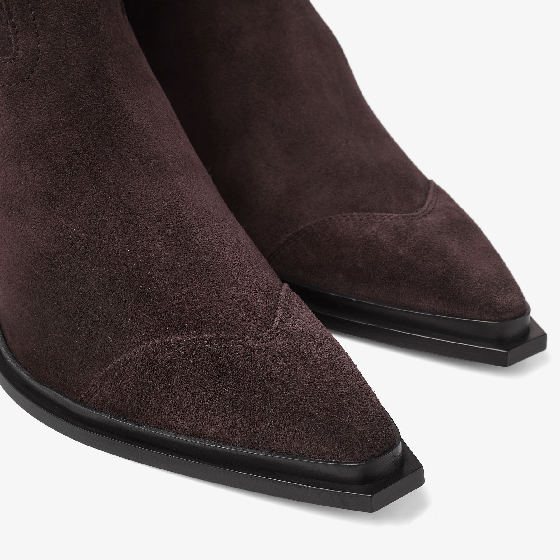 Cece Ankle Boot 60 | Coffee Suede Ankle Boots | JIMMY CHOO US