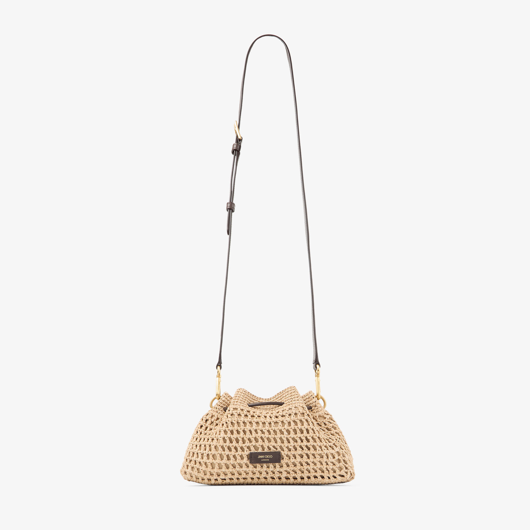 JIMMY CHOO ゴールド パーティーバッグ EMMIE | Gold Mirror Fabric Clutch Bag | Summer Collection | JIMMY CHOO