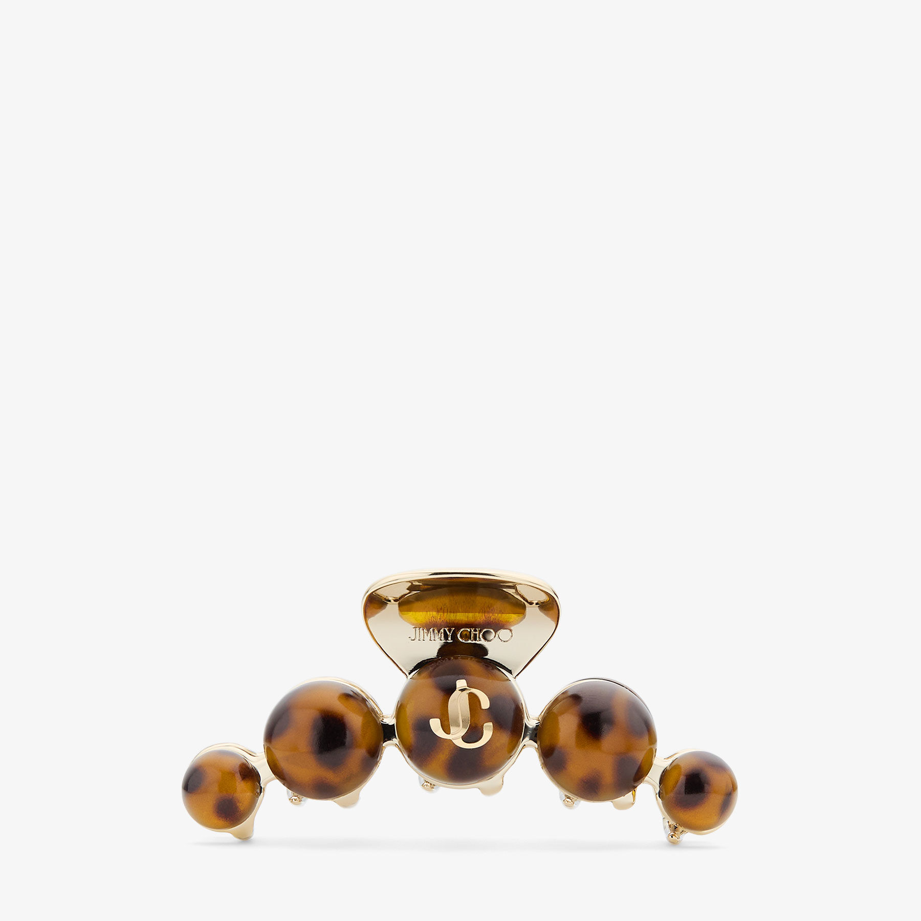 Claw Hair Clip | Tortoiseshell and Gold Finish Metal and Acrylic