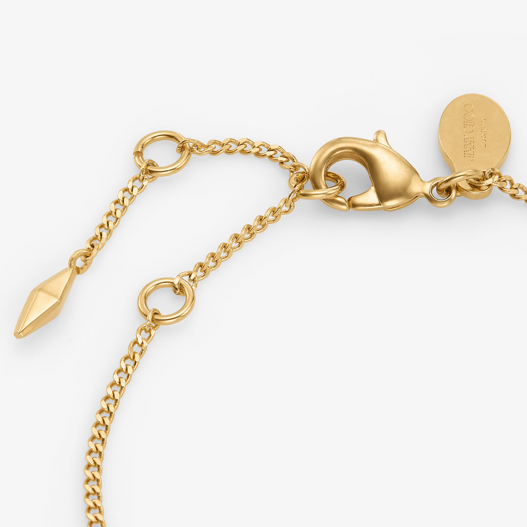 DIAMOND FINE BRACELET | Gold-Finish Fine Chain Bracelet | New 