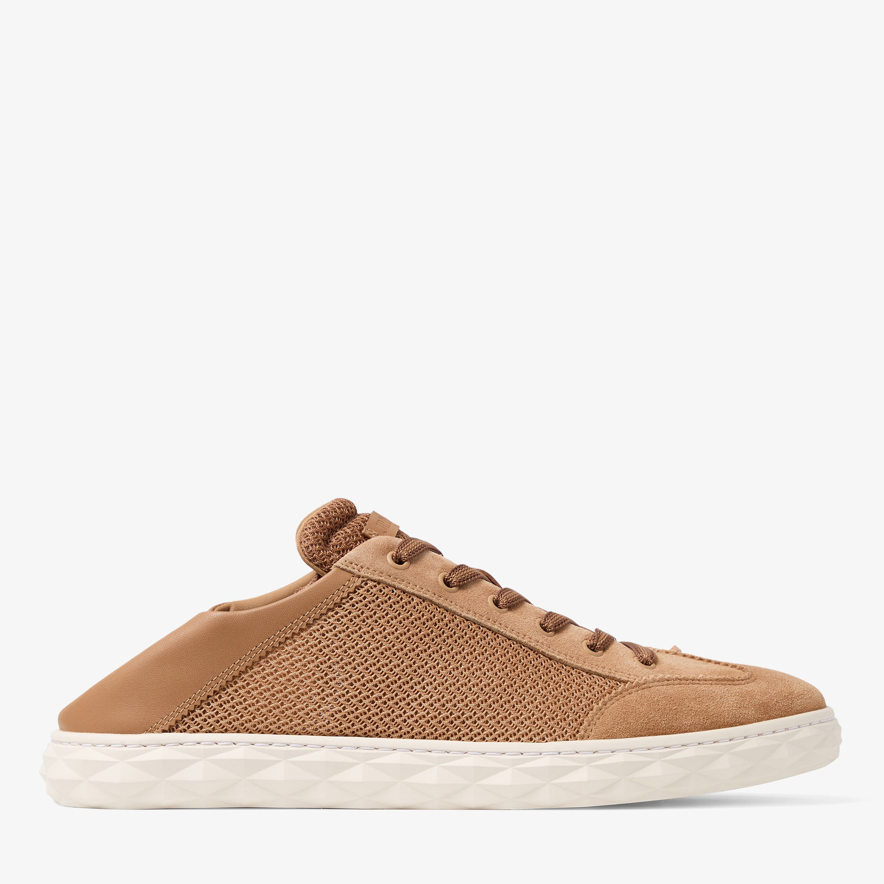 Eliot Slipper M | Toffee Mix Leather Mix and Textured Air Mesh Low