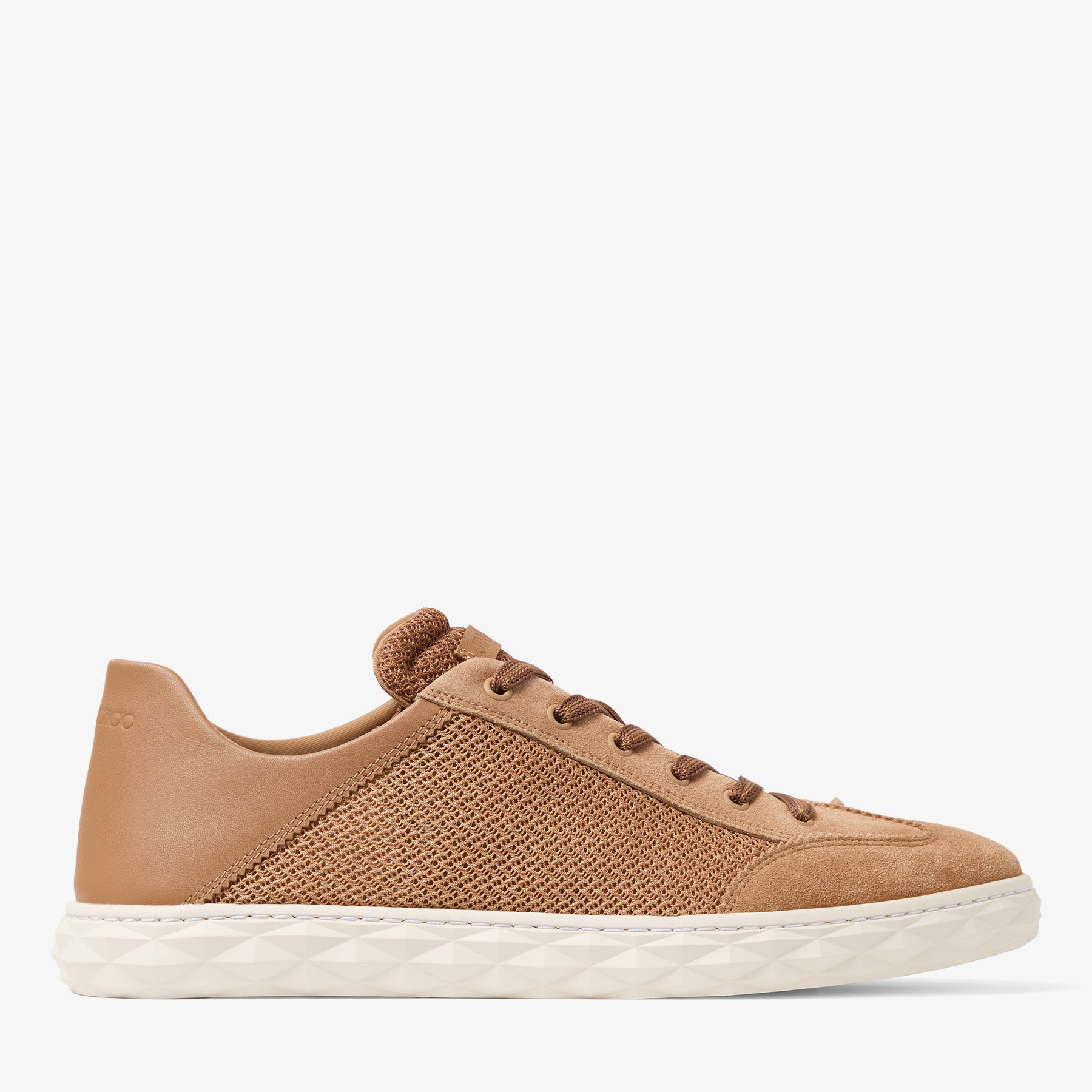 Diamond Flex M | | Toffee Mix Leather Mix and Textured Air Mesh