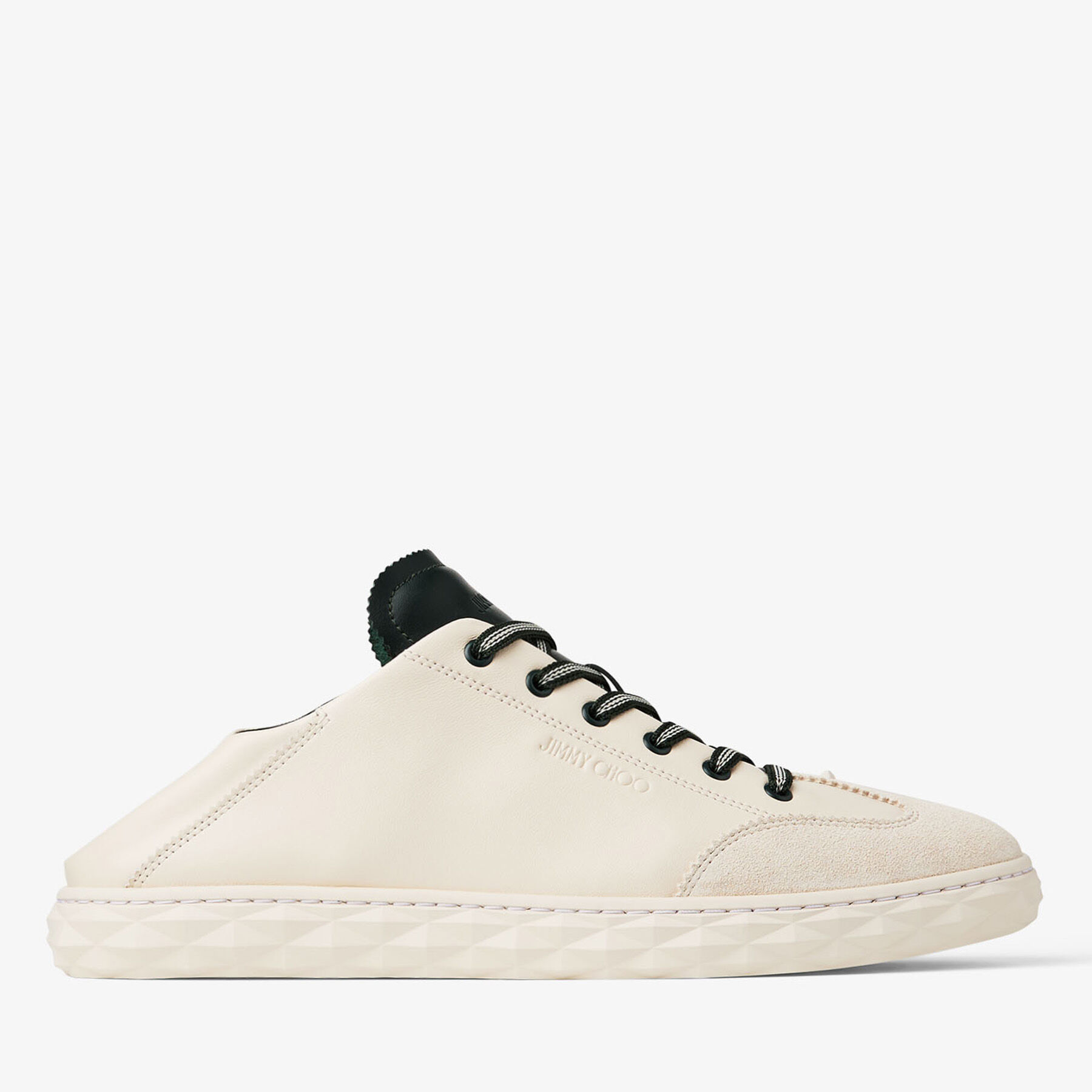 Diamond Flex C M | Latte and British Green Leather Mix Low Top