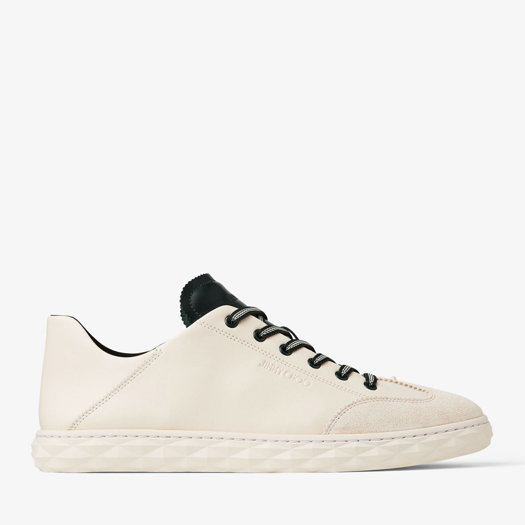 Diamond Flex C M | Latte and British Green Leather Mix Low Top