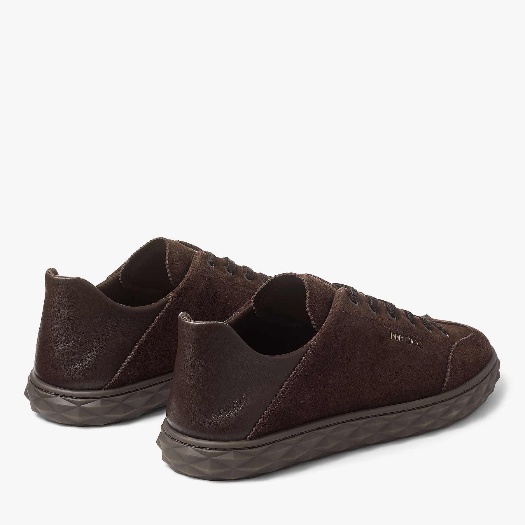 Diamond Flex C M | Chocolate Suede and Leather Mix Low Top