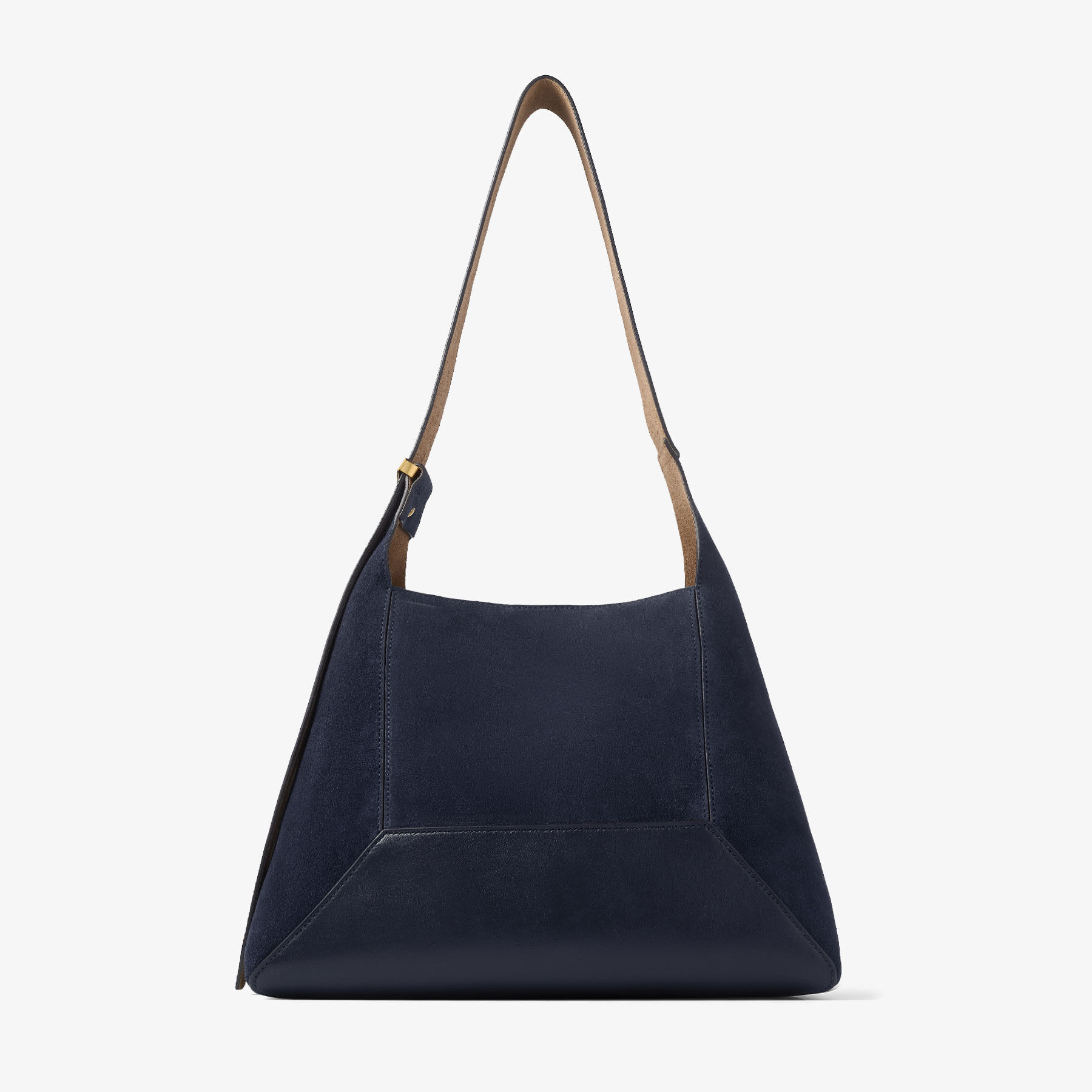 Diamond Hobo Medium | Marine Suede Shoulder Bag | JIMMY CHOO