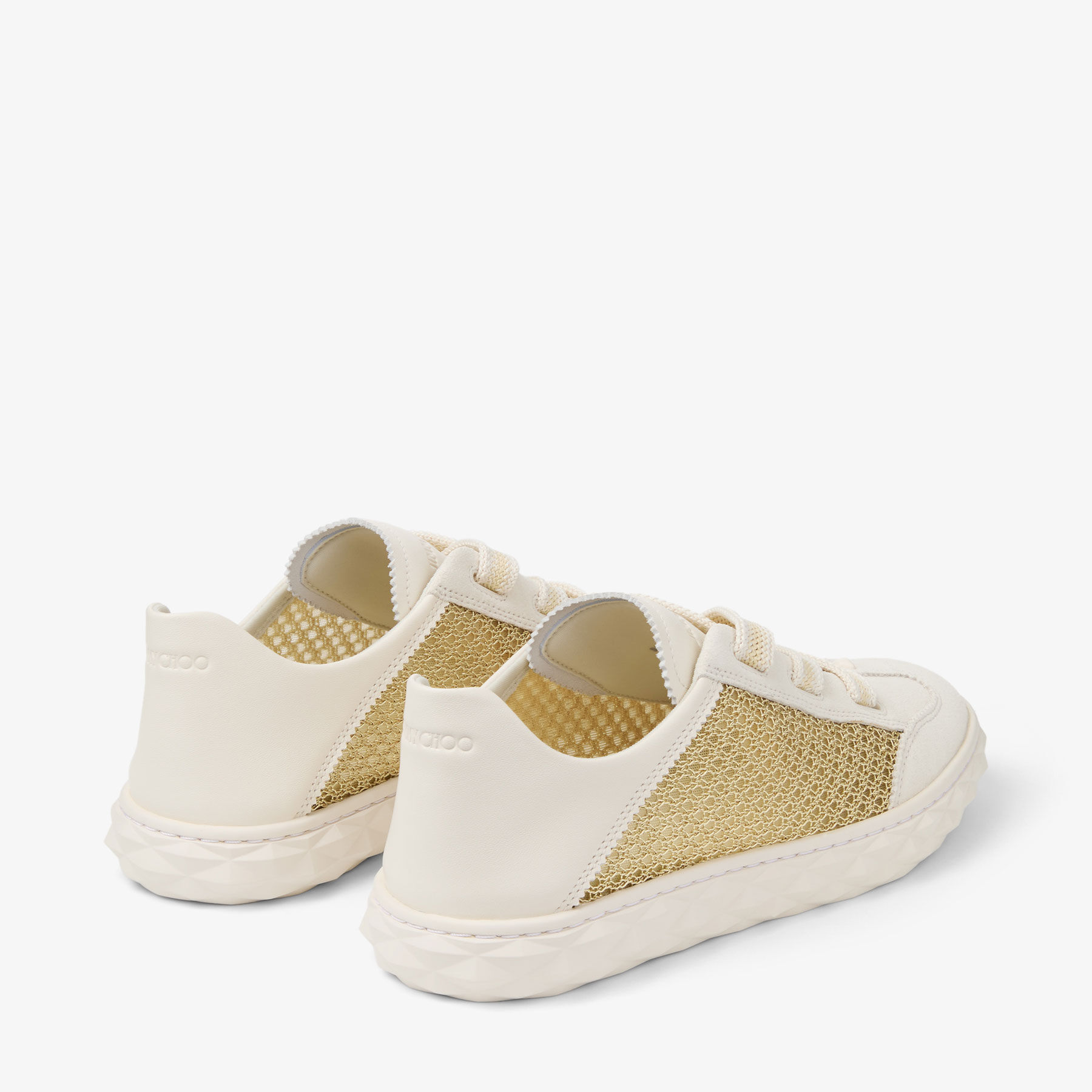 Diamond Light Flex F | Gold and Latte Leather Mix and Metallic