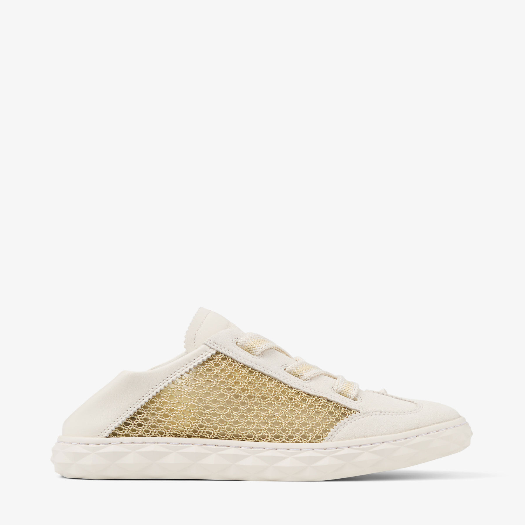 Diamond Light Flex F | Gold and Latte Leather Mix and Metallic