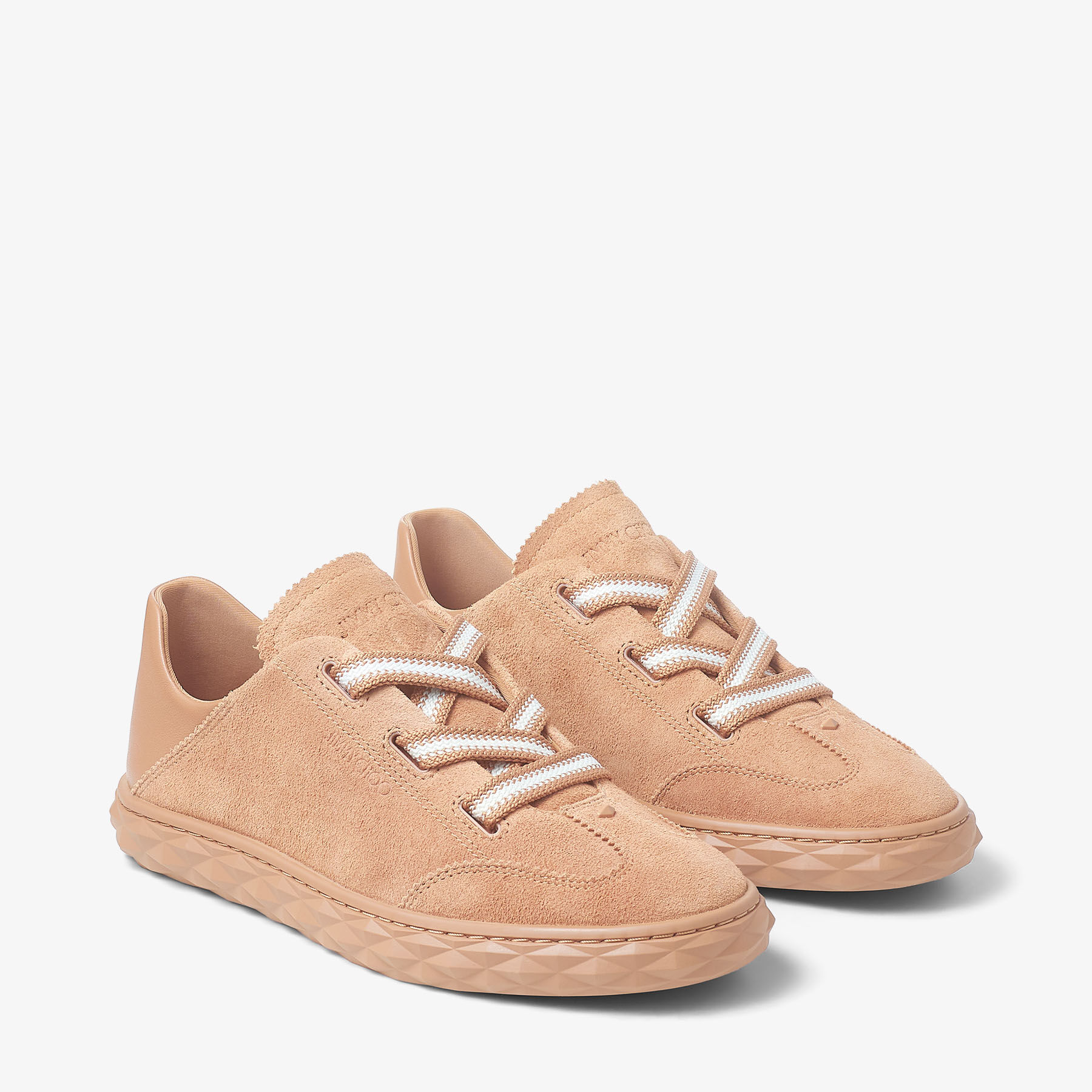 Diamond Light Flex F | Toffee Suede and Leather Mix Low Top