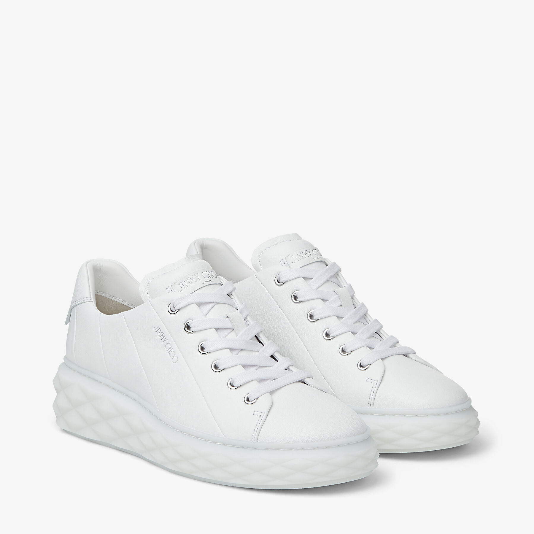 Diamond Light Maxi/F | Crystal Suede Trainer | JIMMY CHOO