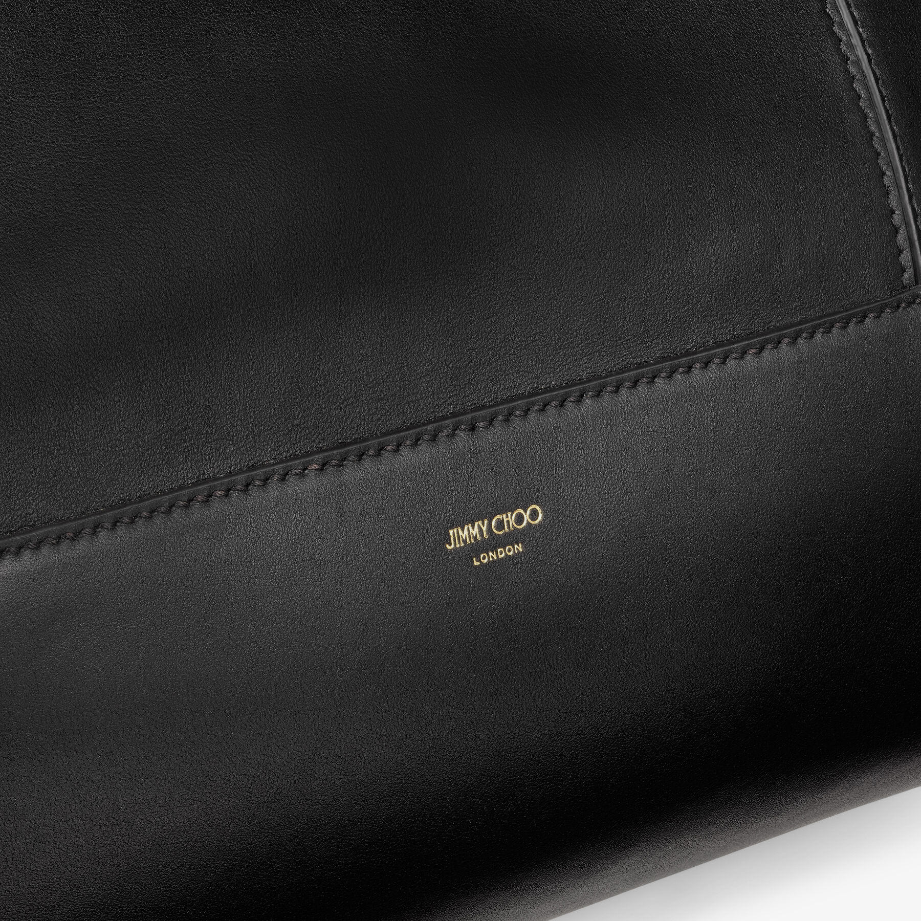 Diamond | Black Calf Leather Tote Bag | JIMMY CHOO