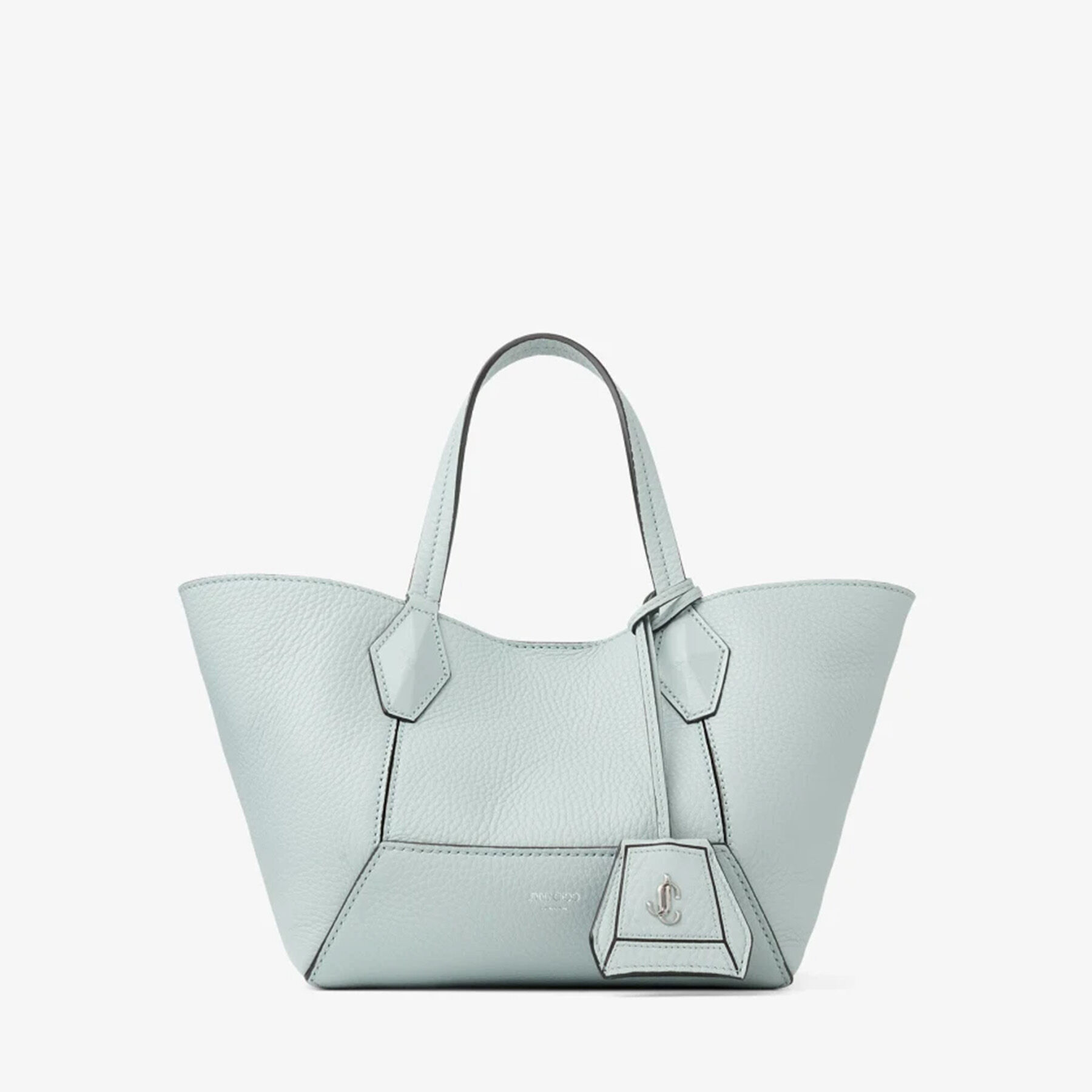 Diamond Tote S | Light Verde Calf Leather Tote Bag | JIMMY CHOO