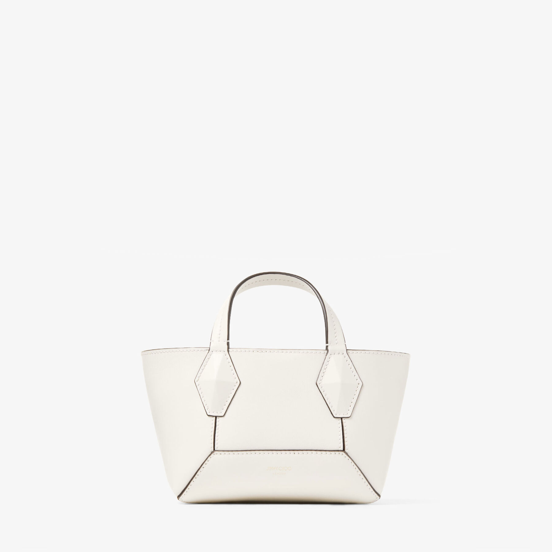 Mini N/S Tote | Washed Denim Mini Tote Bag | JIMMY CHOO