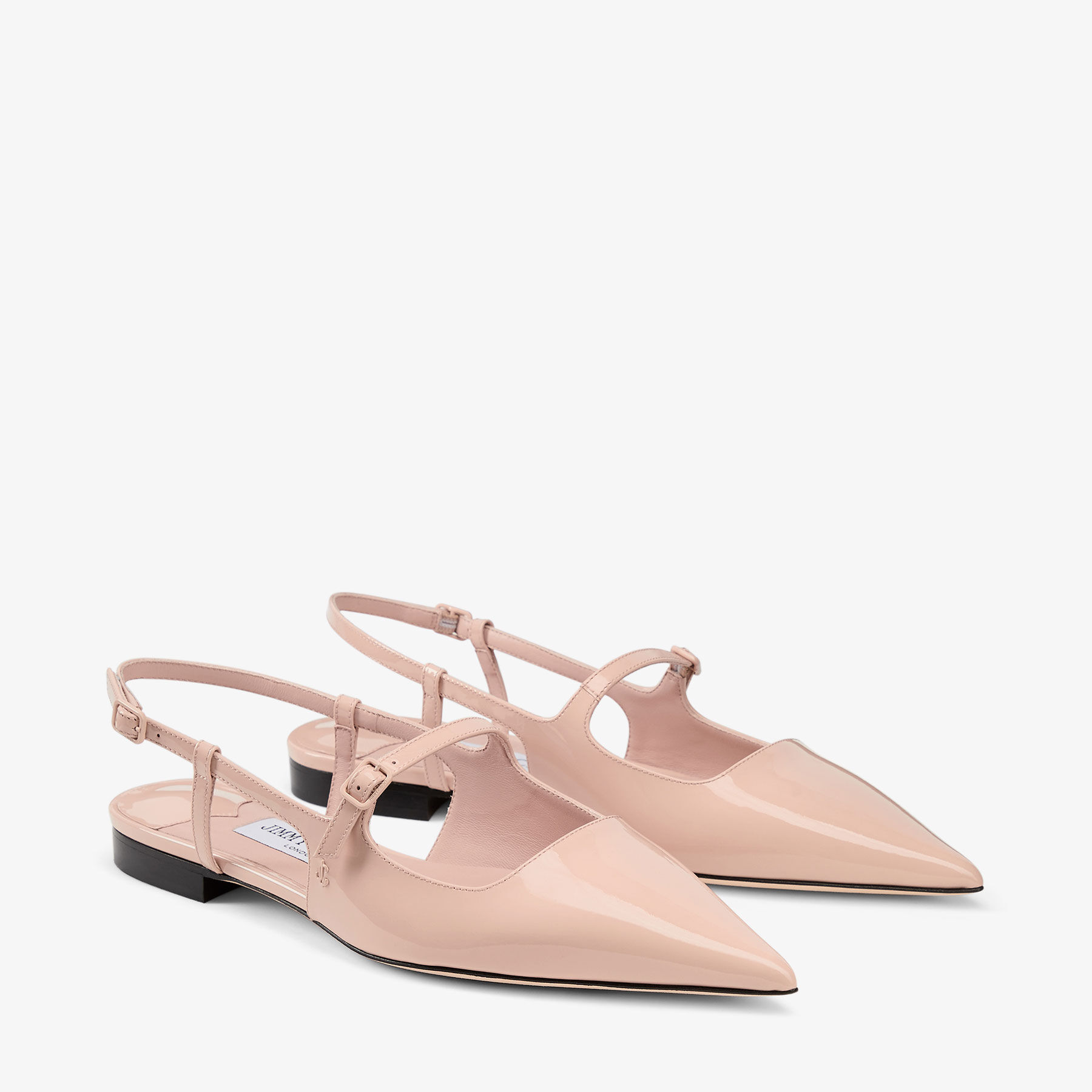 【Jimmy Choo】 Didi patentレザーフラット Didi Flat | Black Patent Leather Flats | JIMMY CHOO