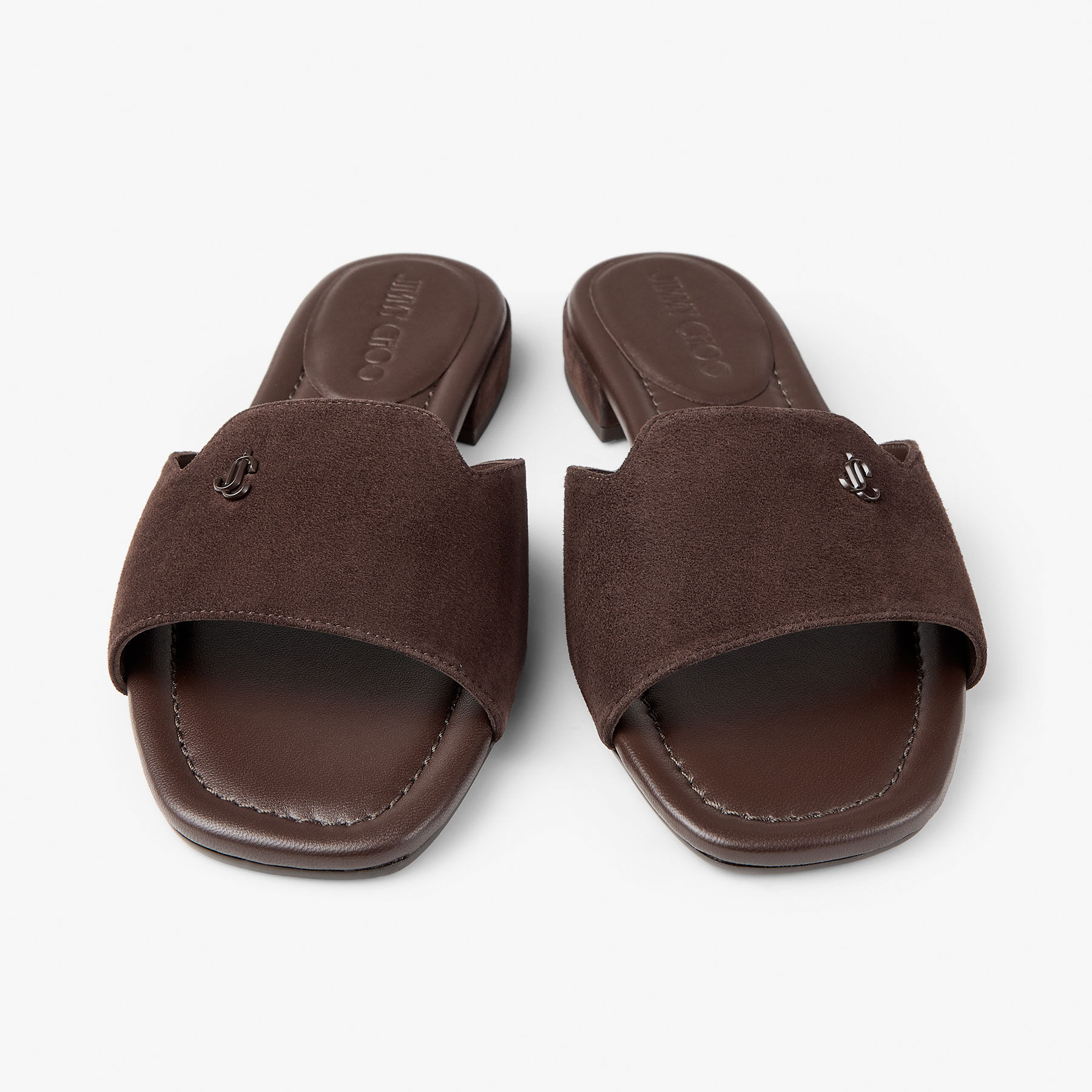 サンダル・ミュール Jimmy Choo Sandalo Dina Flat Dina Flat | Black Nappa Leather Crossover Slingback | JIMMY CHOO