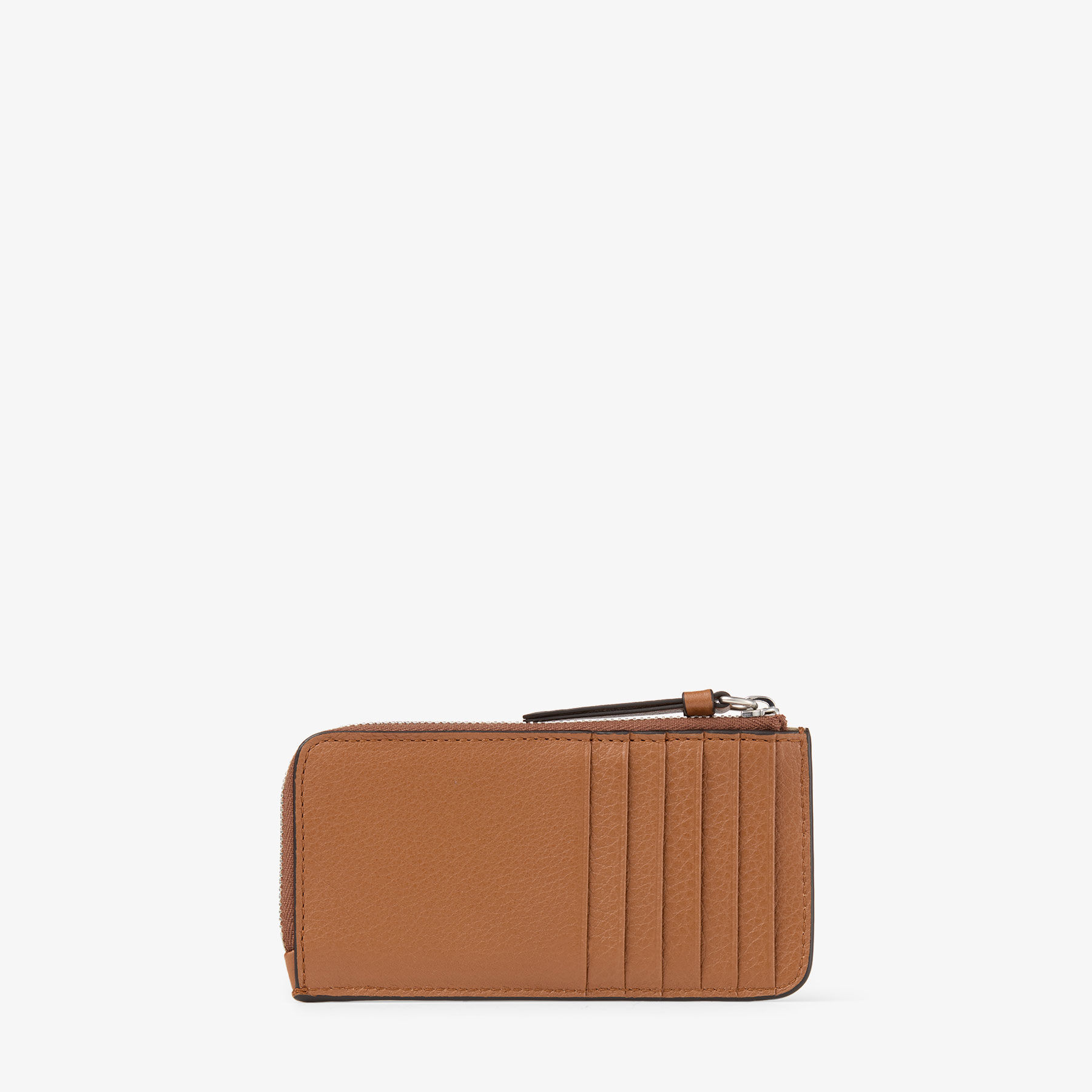 DM Lise-Z M |Tan Grainy Calf Leather Card Holder | JIMMY CHOO