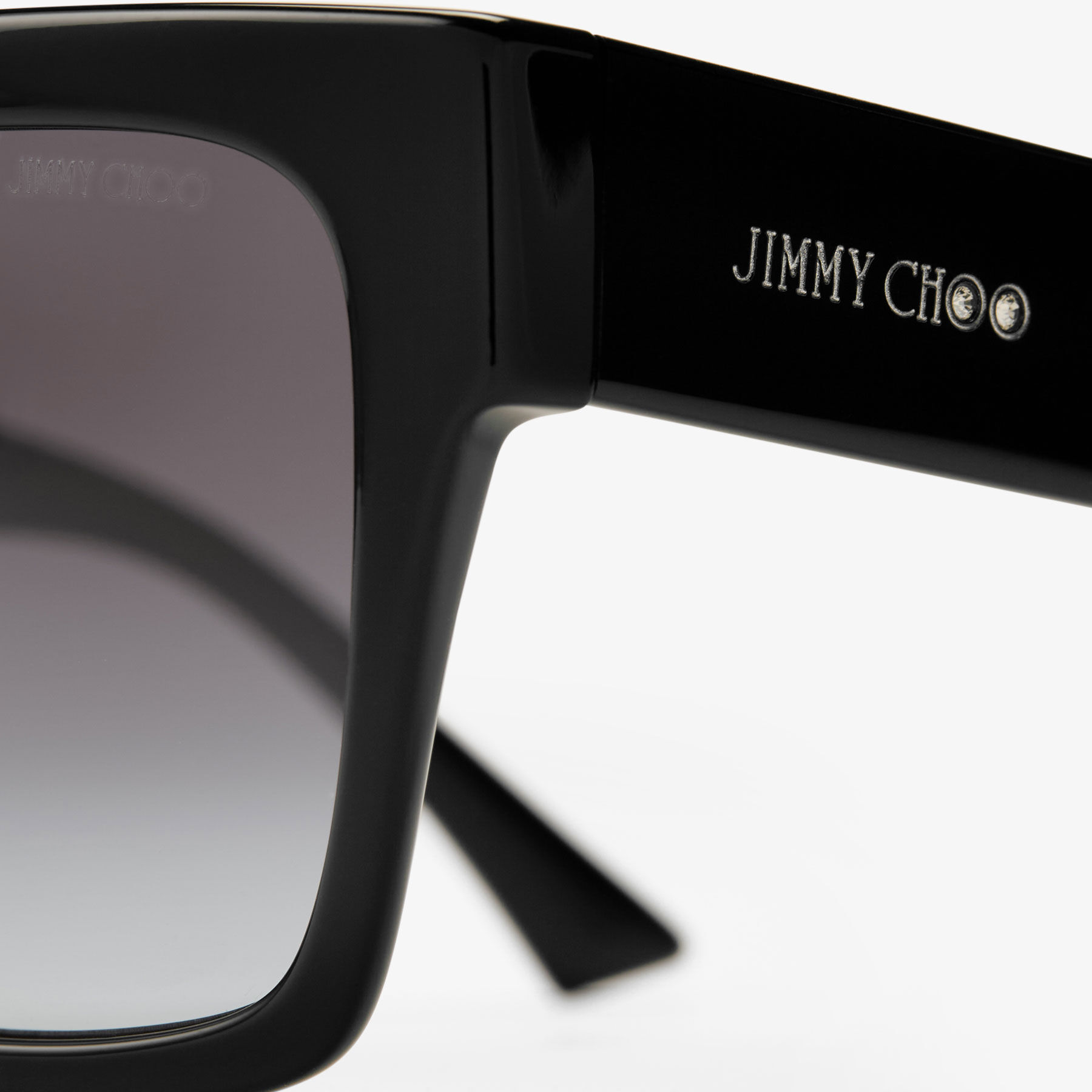 Eli | Black Square Sunglasses | JIMMY CHOO