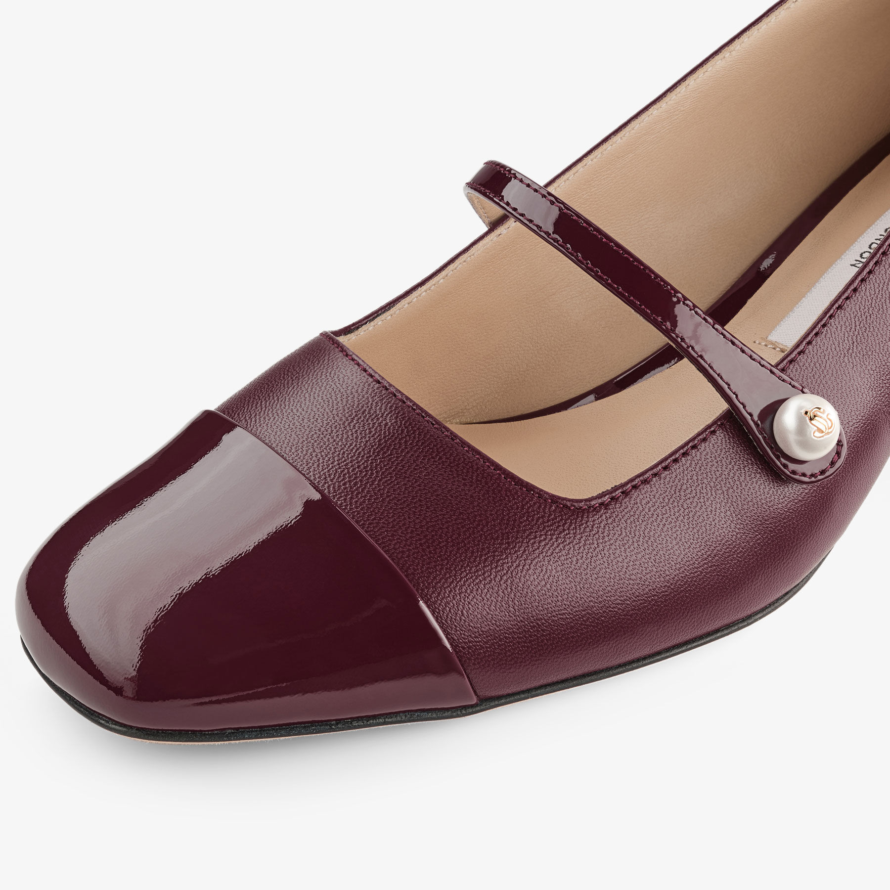 Elisa 45 | Garnet Patent Leather Pumps | JIMMY CHOO