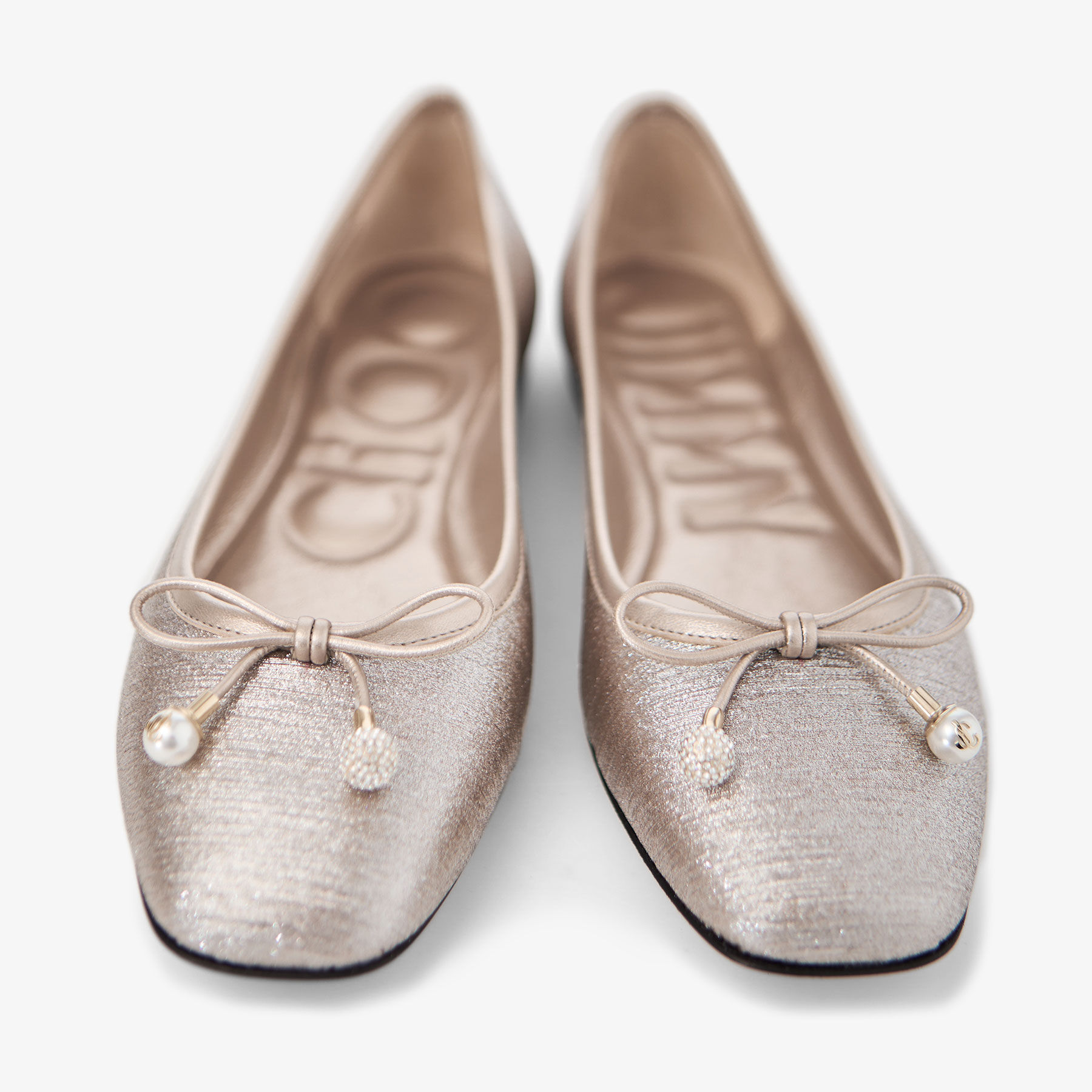 フラットシューズ JIMMY CHOO Woman Ballet flats Pink ELMEFLATIGQ MACARON JIMMY CHOO: Ballet flats woman - Pink | Jimmy Choo ballet