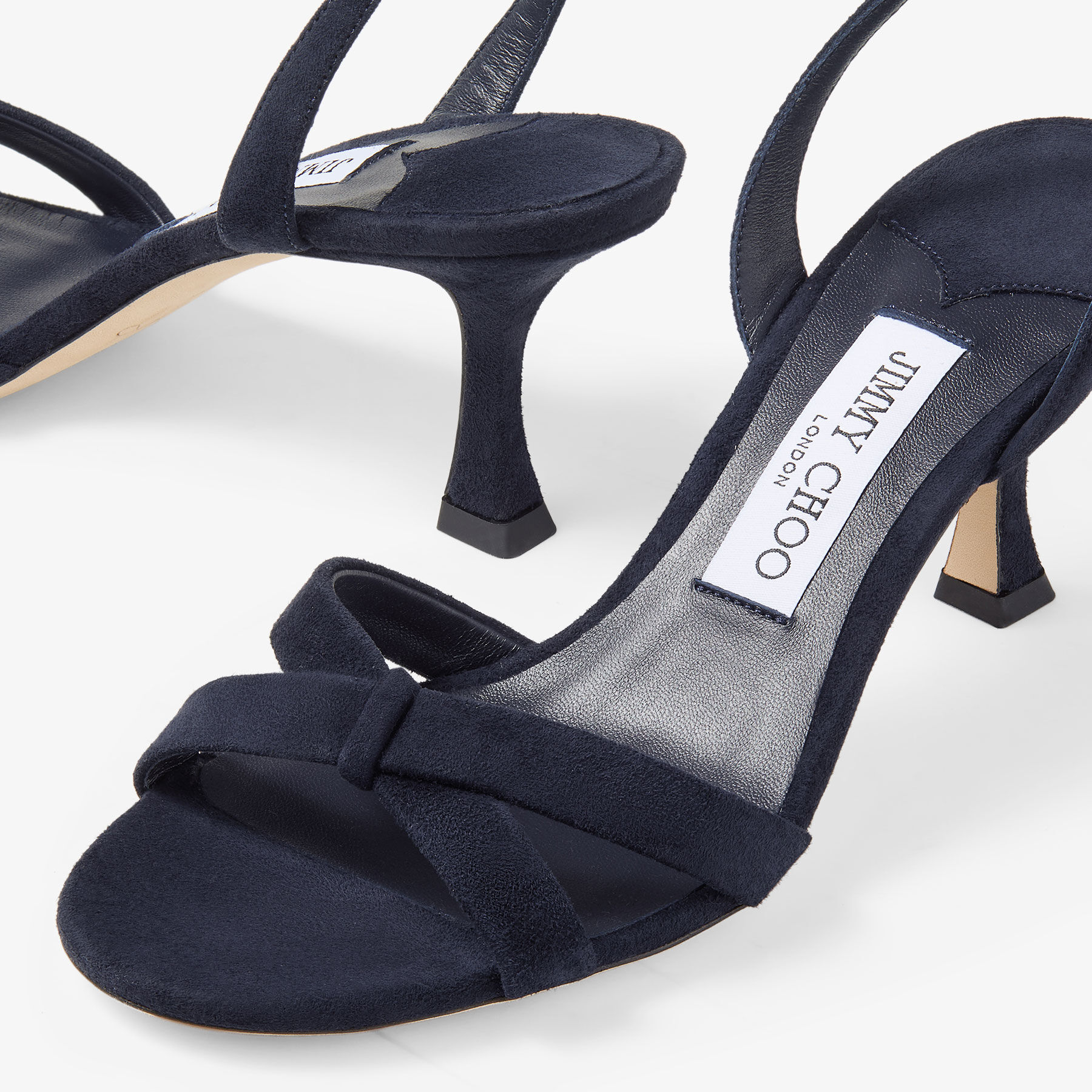 Elsy 70 | Marine Suede Slingbacks | JIMMY CHOO