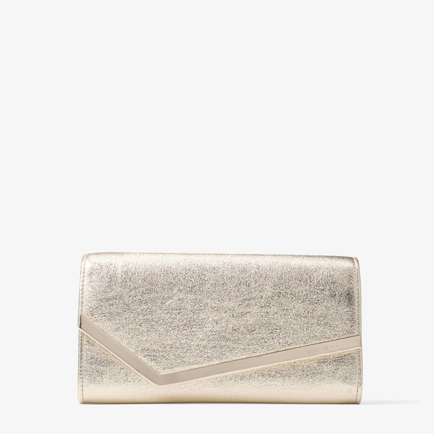 emi0114 Emmie | Platinum Ice Brilliance Fabric Clutch Bag | JIMMY CHOO