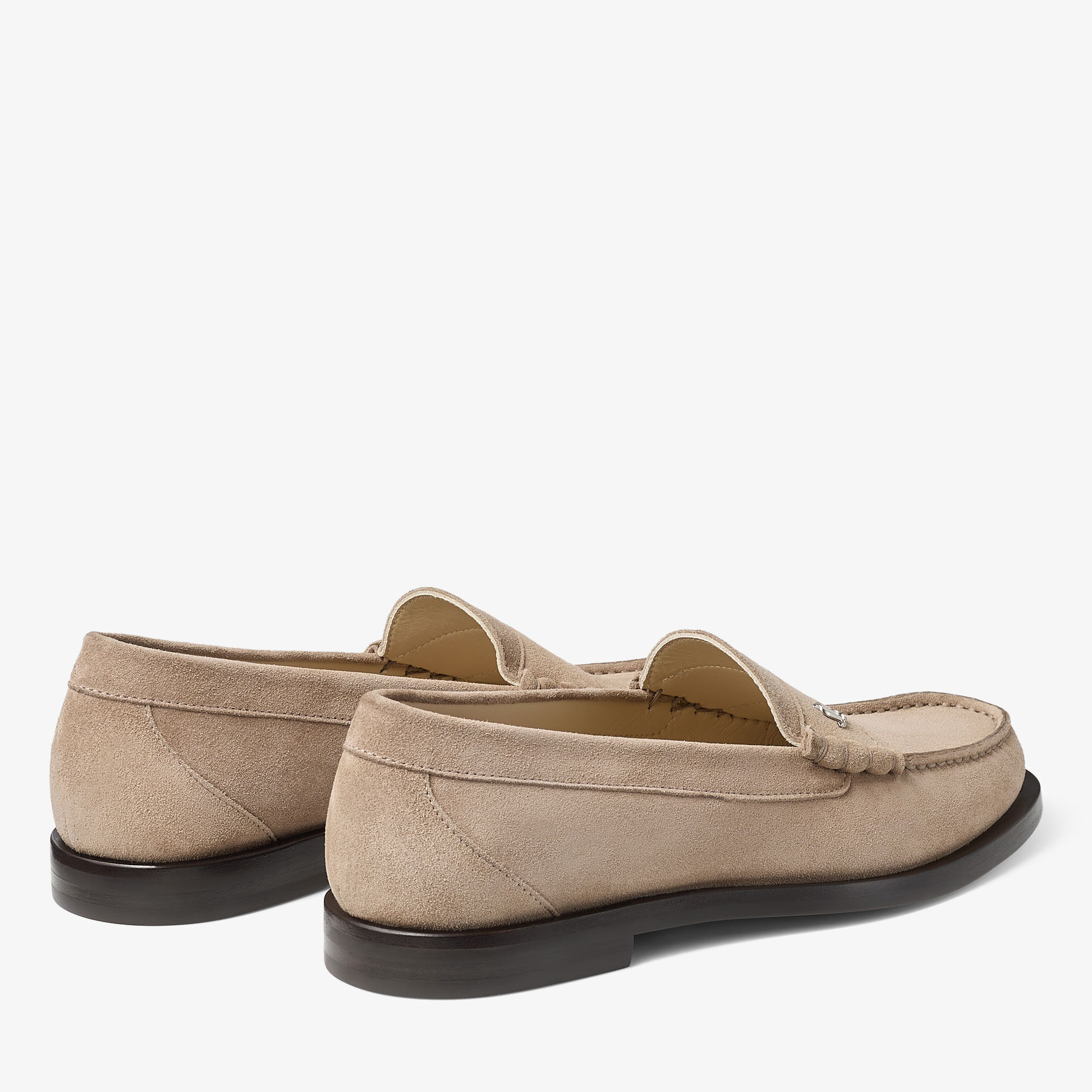 Ethan Loafer |Stone Velvet Suede Loafer | JIMMY CHOO