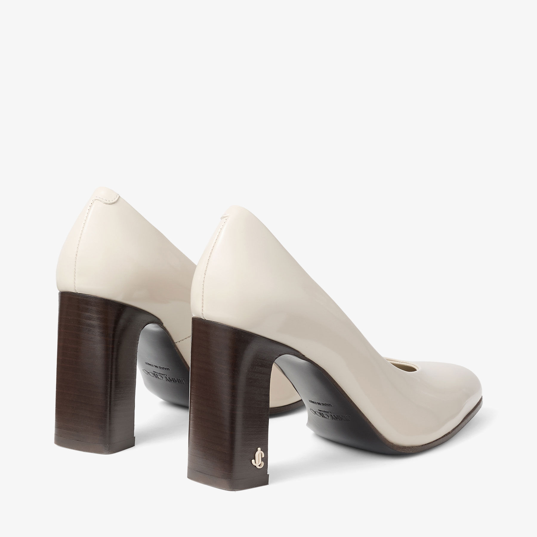 Eyla 85 | Bone Polished Calf Leather Pumps | JIMMY CHOO