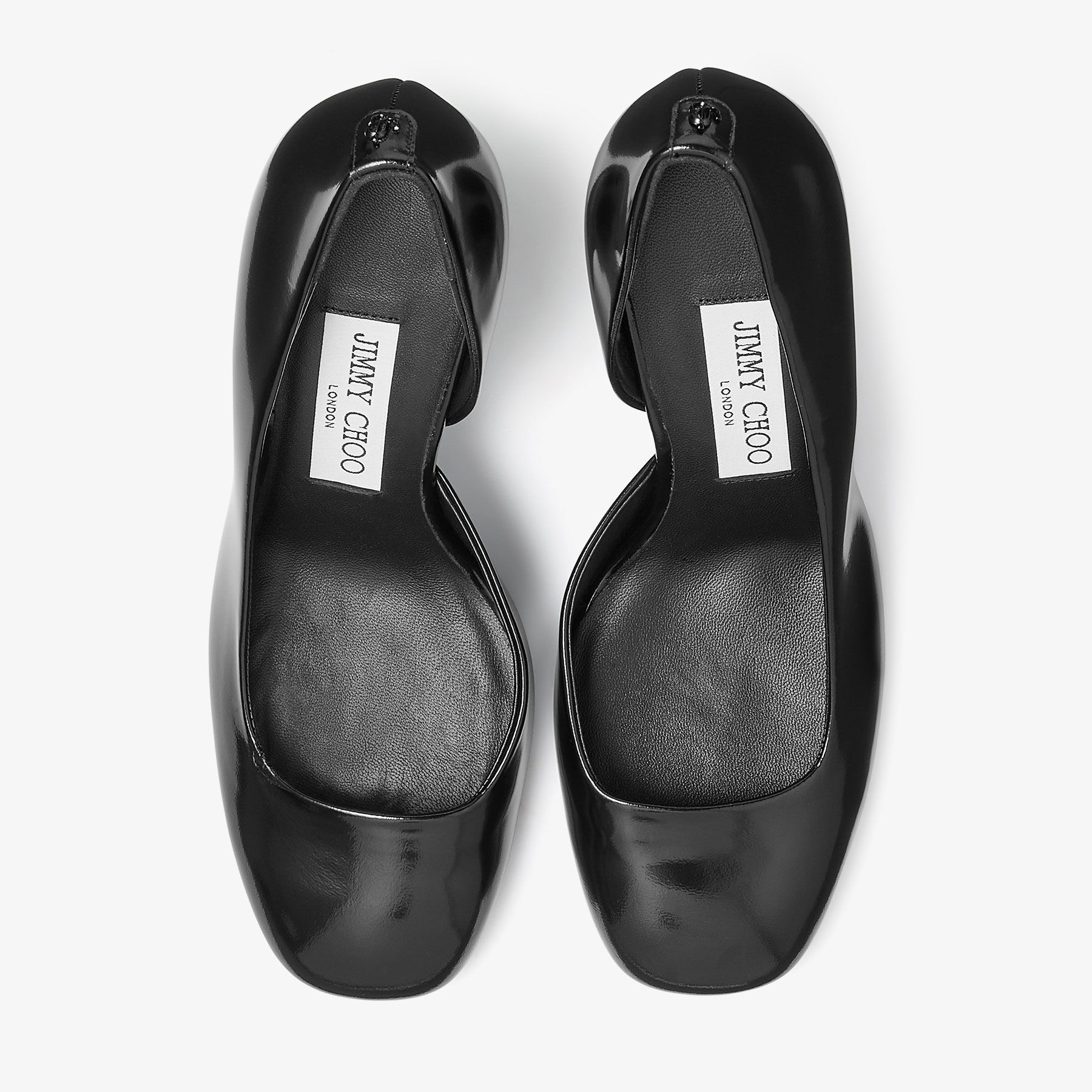 Farren 85 | Black Soft Spazzolato Leather Pumps | JIMMY CHOO