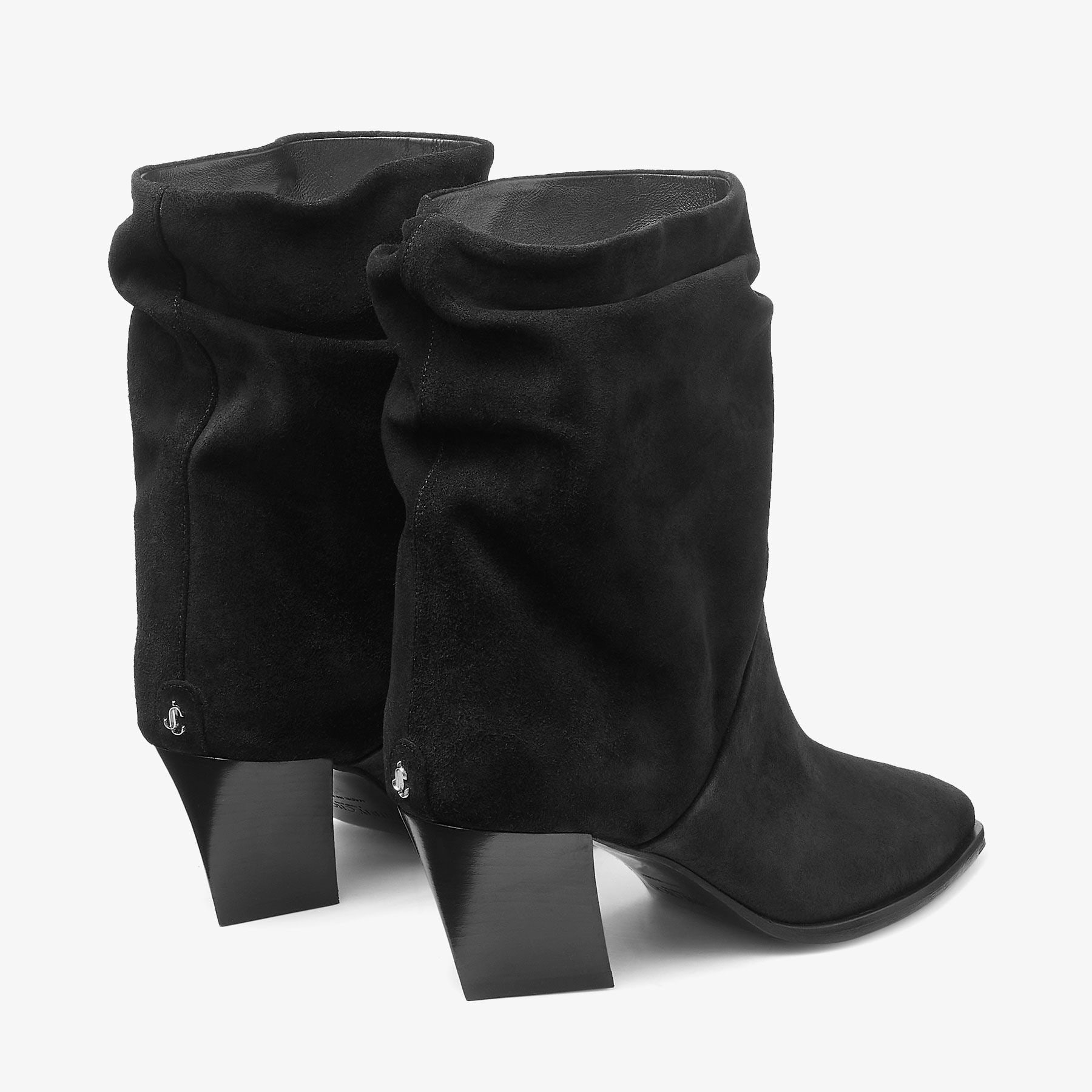 Hart Ankle Boot 60 | Black Velvet Suede Ankle Boots | JIMMY CHOO CA