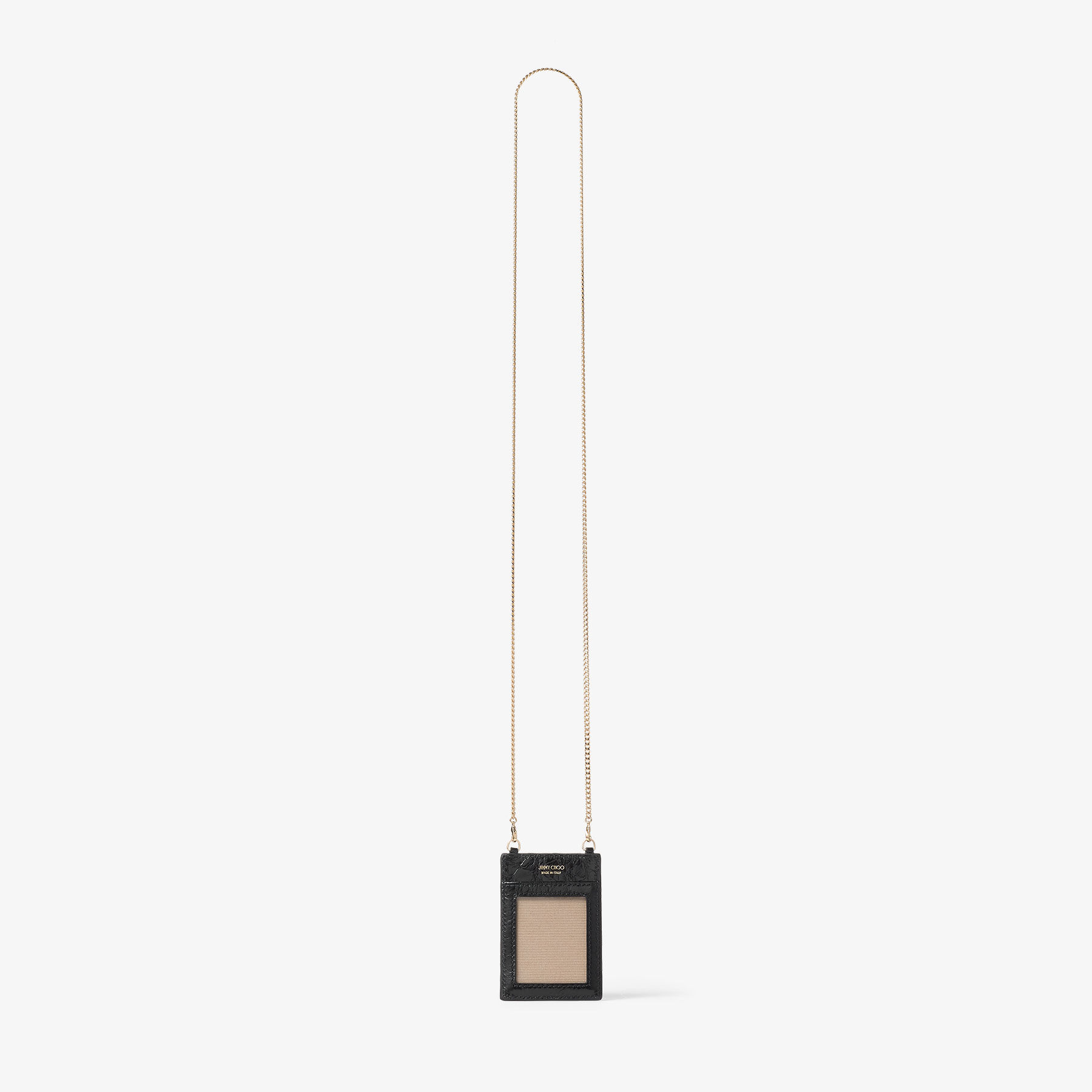 Jimmy Choo JC CHAIN カードホルダー Jimmy Choo | Card holder glitter with chain | Savannahs