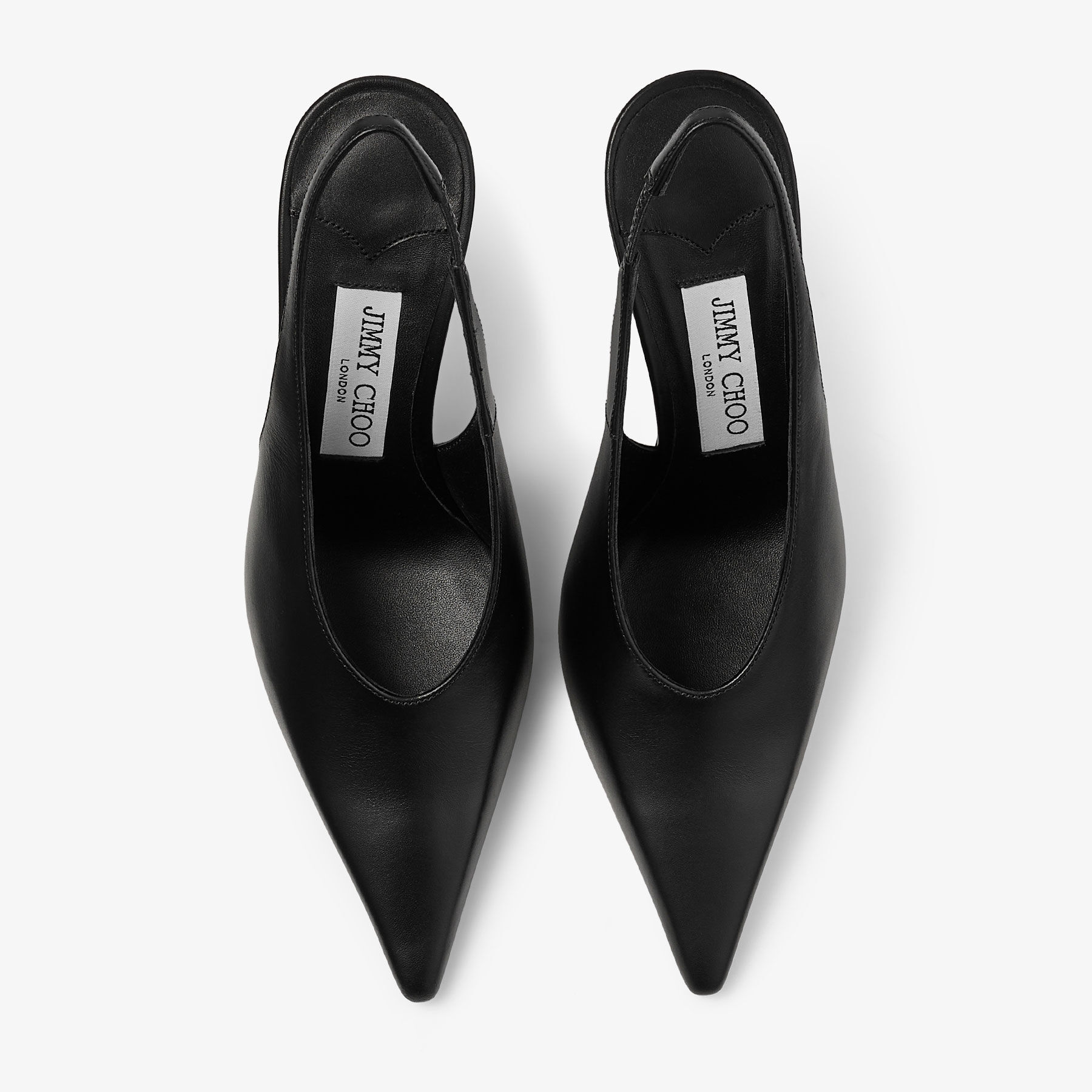 Isa 95 | Black Leather Pumps | JIMMY CHOO