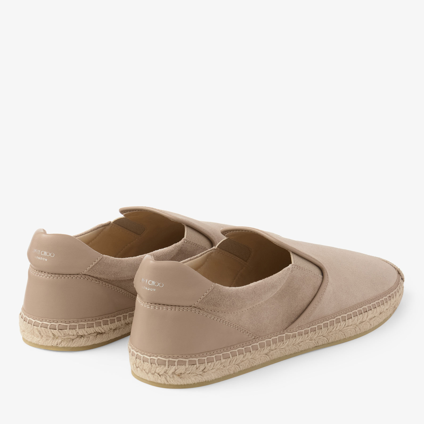 Ivan Espadrille |Stone Velvet Suede Espadrilles JIMMY CHOO CA