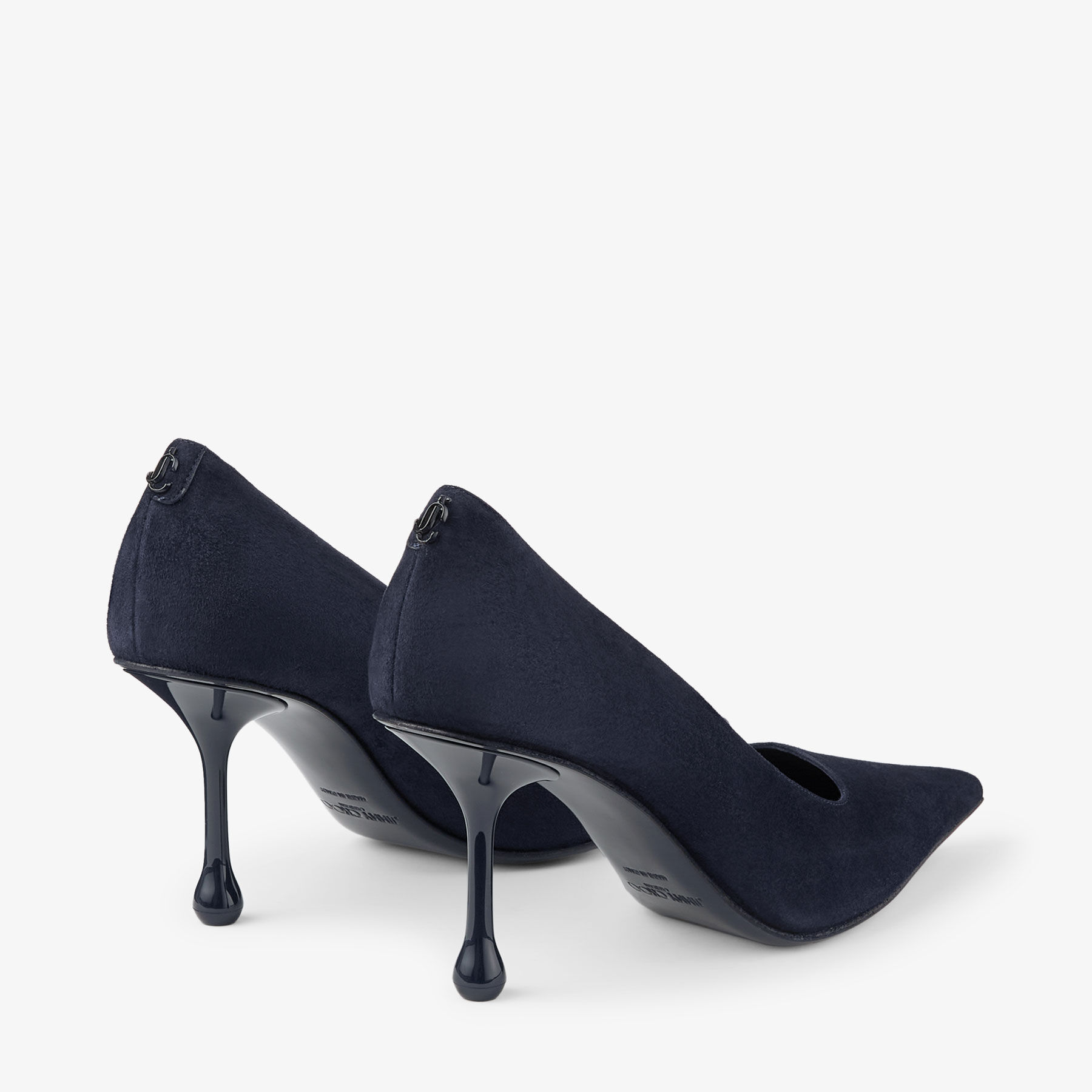 Ixia 80 | Marine Suede Pumps | JIMMY CHOO