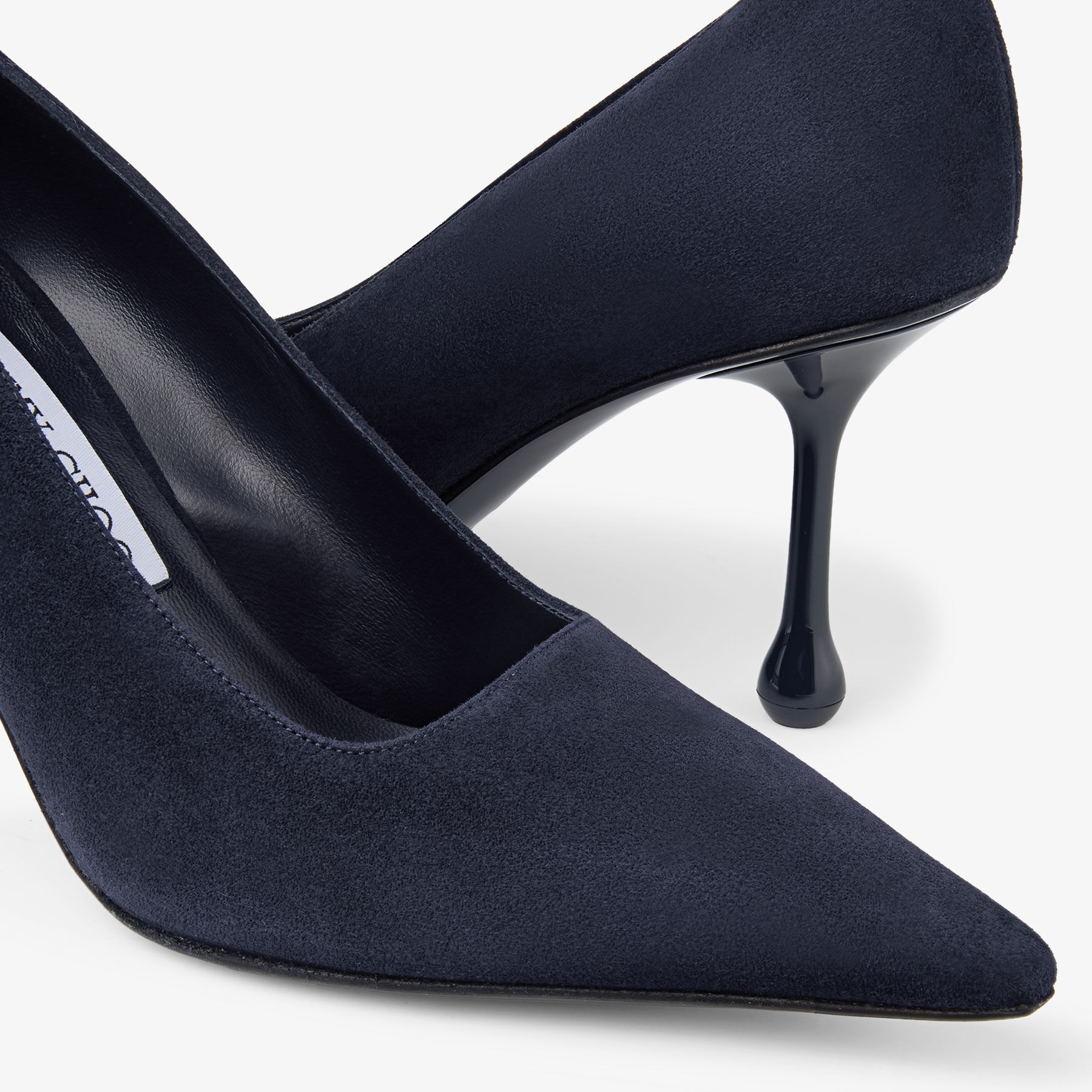 Ixia 80 | Marine Suede Pumps | JIMMY CHOO