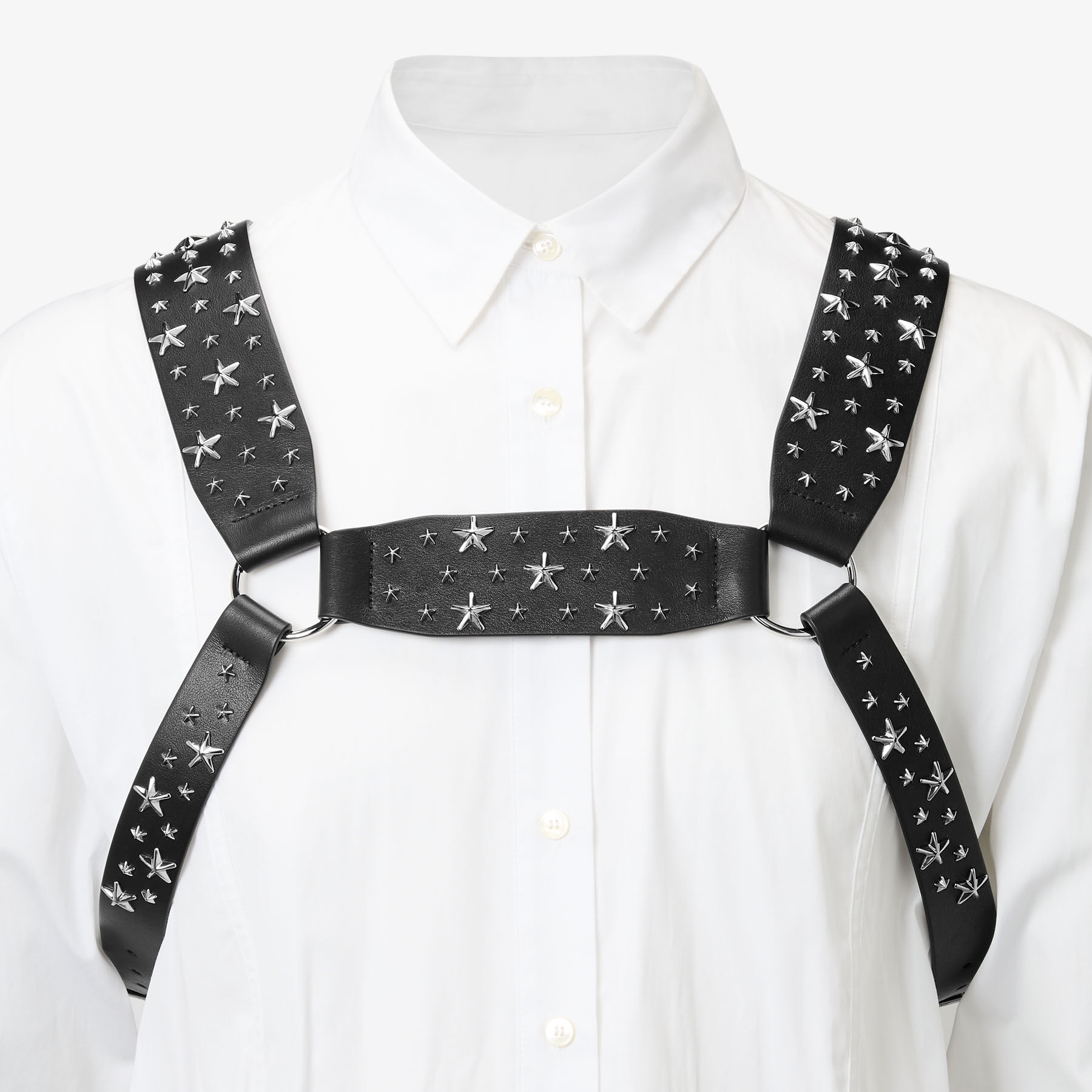Jimmy Choo noir kei ninomiya All Stars Harness | Black Smooth Calf