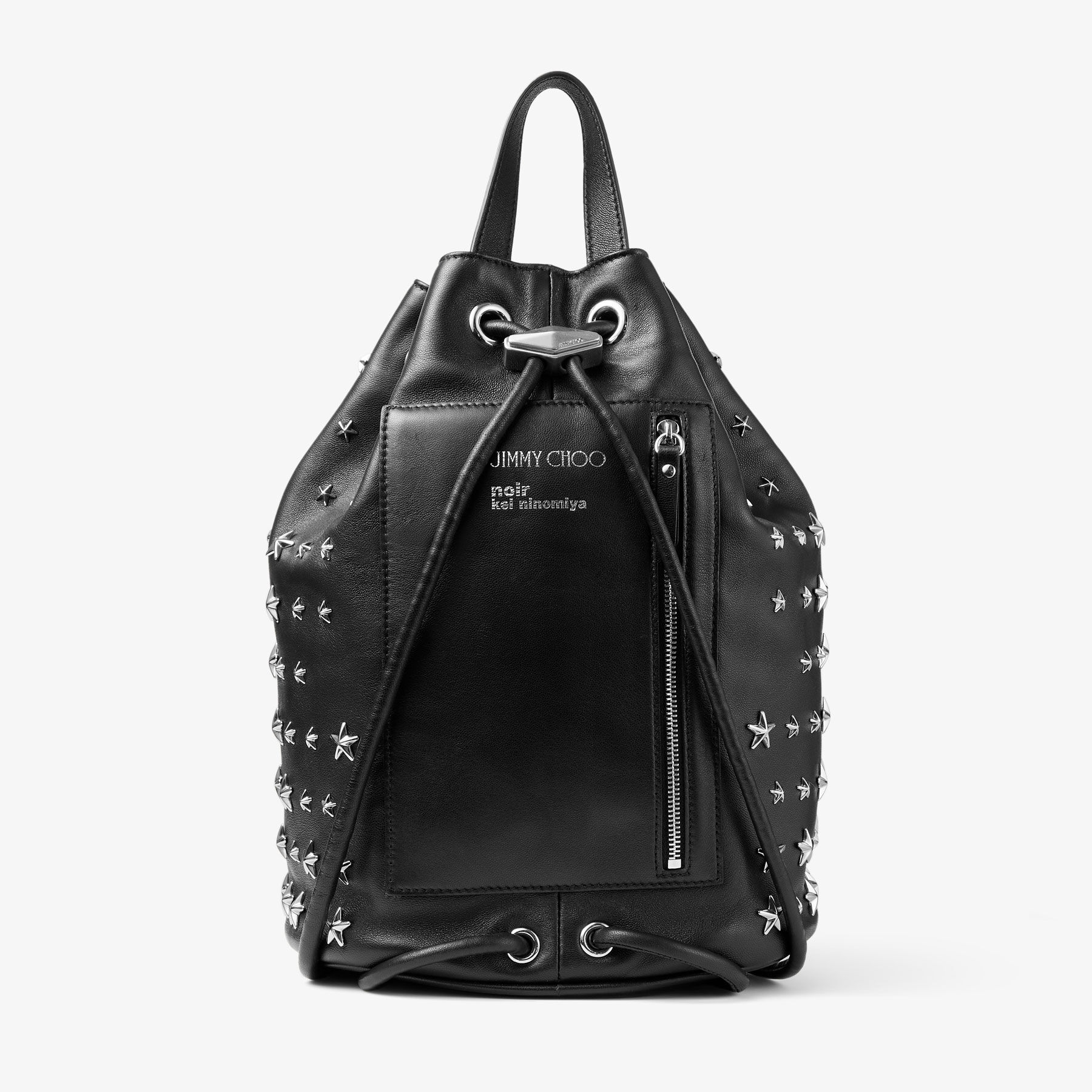 シュミット 793 Quattro Jimmy Choo noir kei ninomiya Backpack | Black Nappa Leather