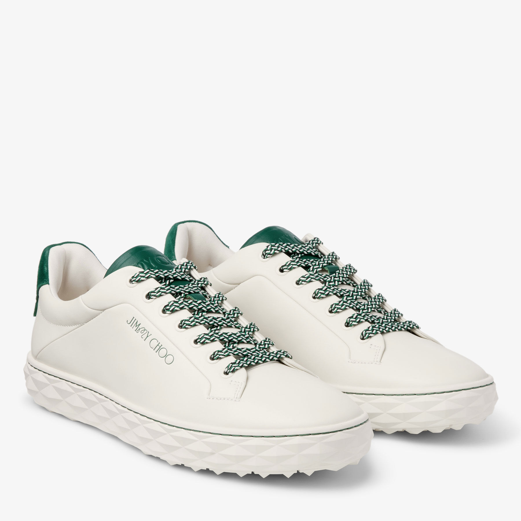 Jimmy Choo/ Malbon 2.0 Diamond M |Latte Leather and Malbon Jimmy Choo/ Malbon 2.0 Diamond M |Latte Leather and Malbon