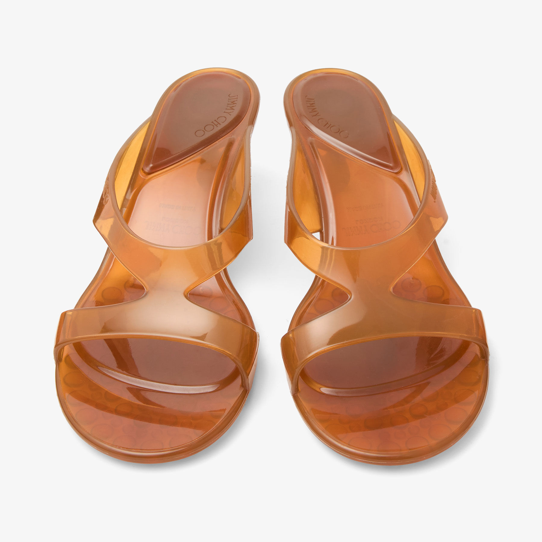 JIMMY CHOO サンダル Jelly Drop 50 | Amber TPU Sandals | JIMMY CHOO